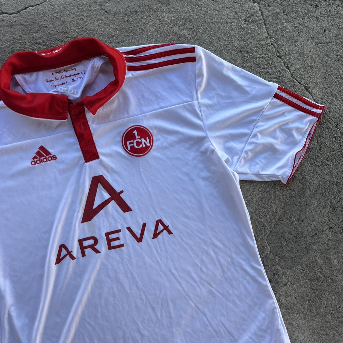 Adidas × Vintage Adidas Fc Nürnberg 2008 Home Jersey T-Shirt Vintage Size US L / EU 52-54 / 3 - 5 Thumbnail