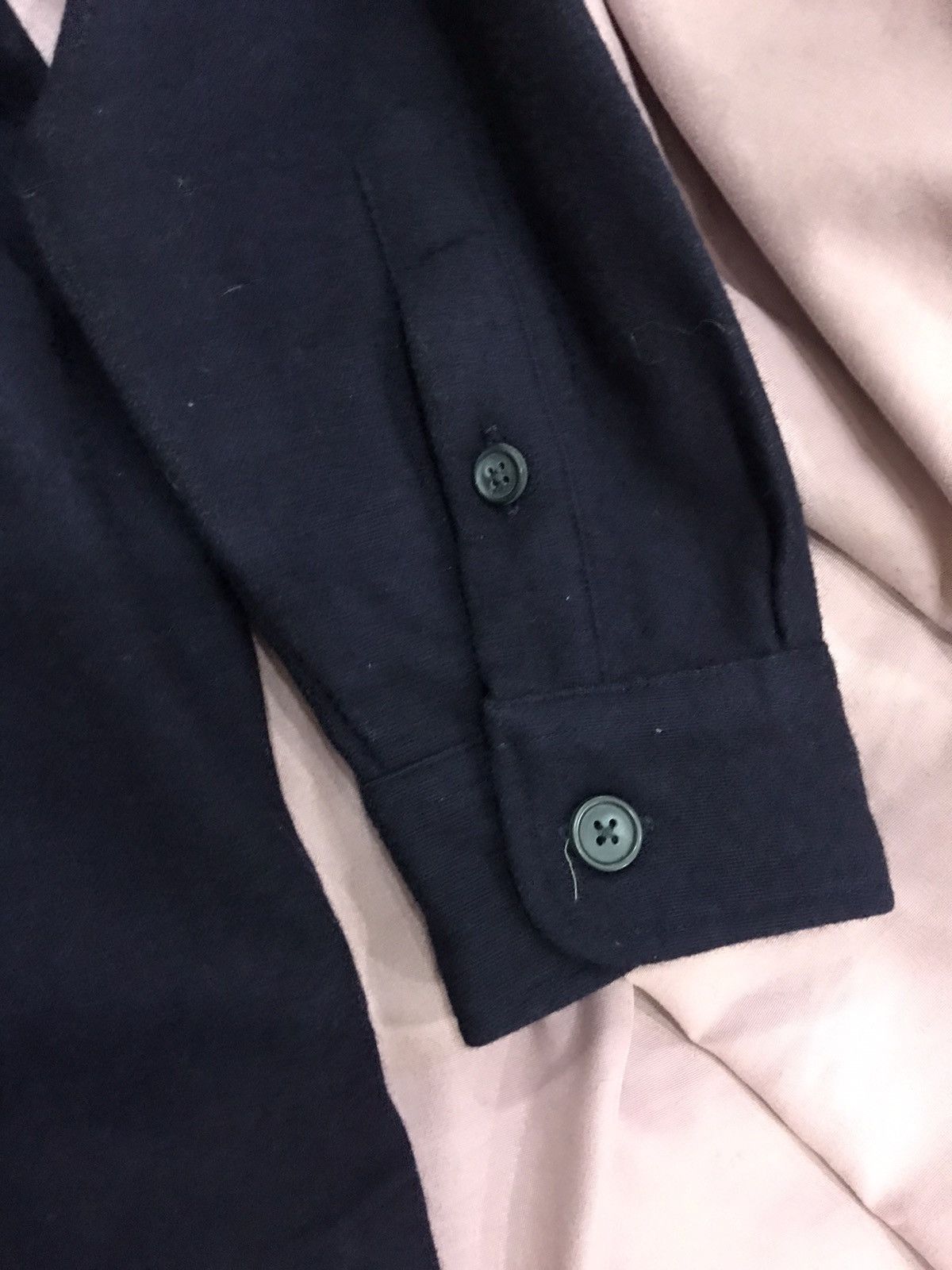 Eddie Bauer WOOL CASHMERE EDDIE BAUER NAVY WOOL OVERSHIRT LIGHTWEIGHT Size US L / EU 52-54 / 3 - 5 Thumbnail
