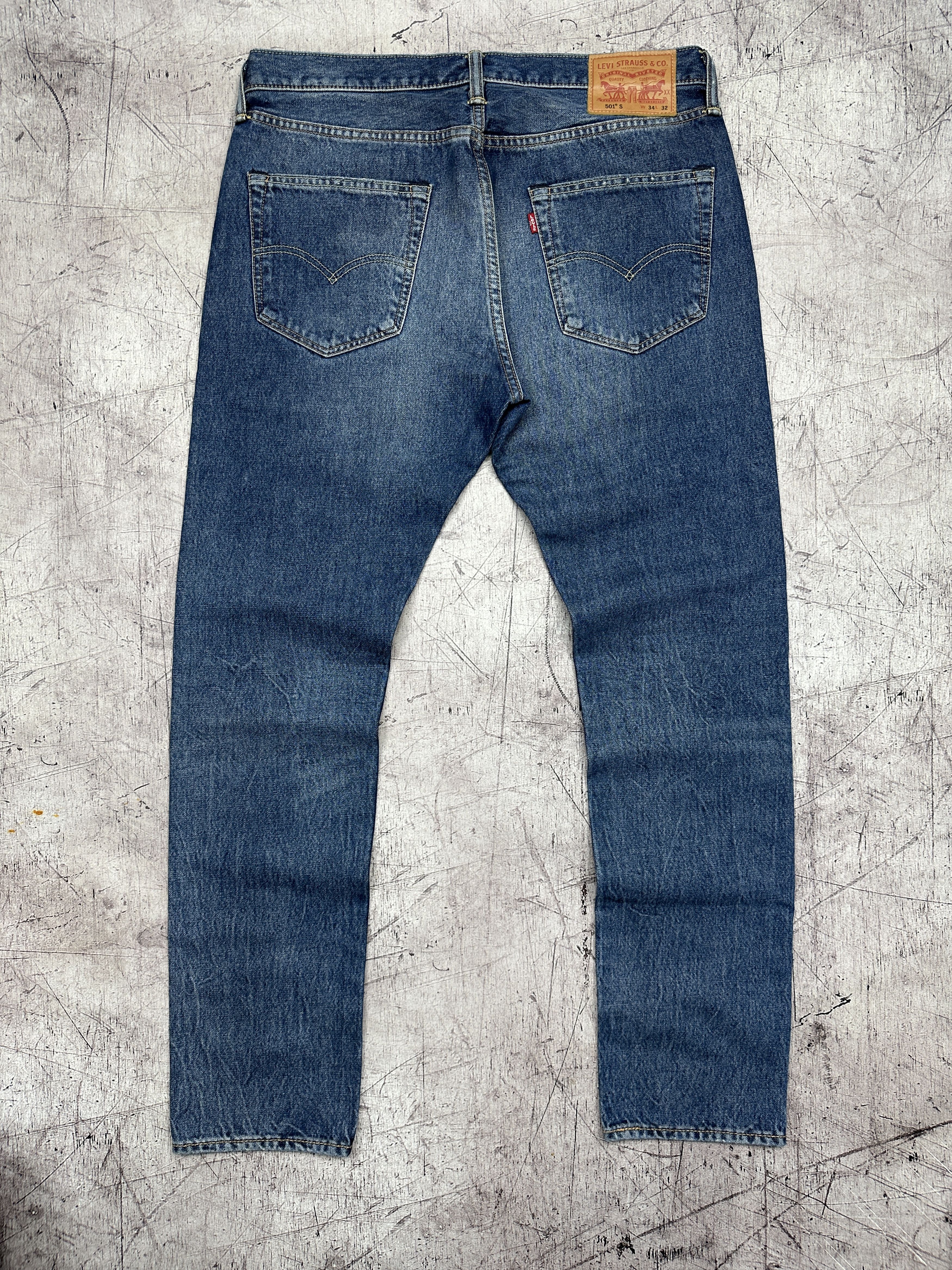 Levi's Levi's 501 Mens Denim Pants Jeans Size 34 x 32 Size US 34 / EU 50 - 1 Thumbnail
