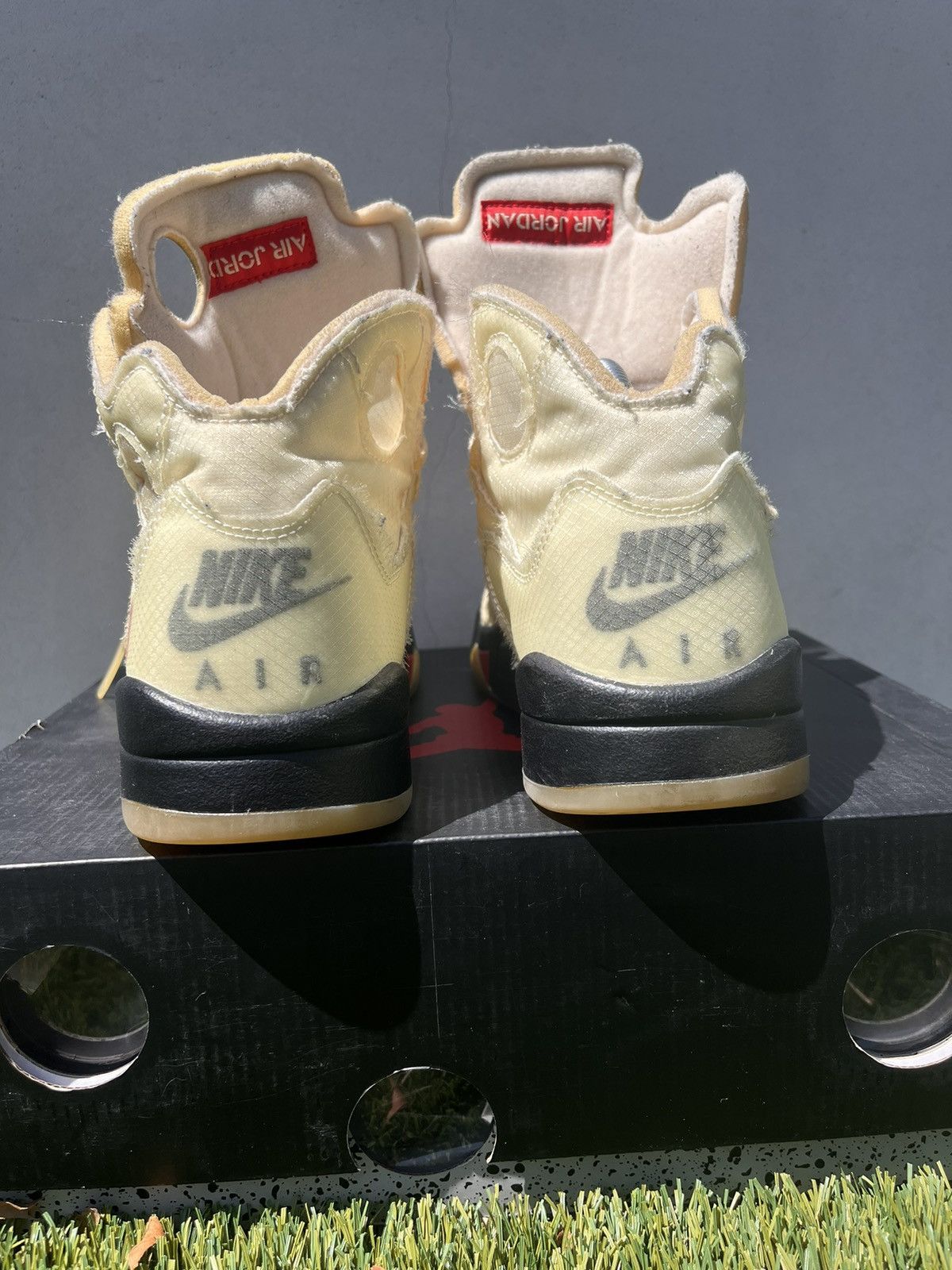 Jordan Brand Jordan Offwhite 5 ‘Sail’ Size US 9 / EU 42 - 13 Thumbnail