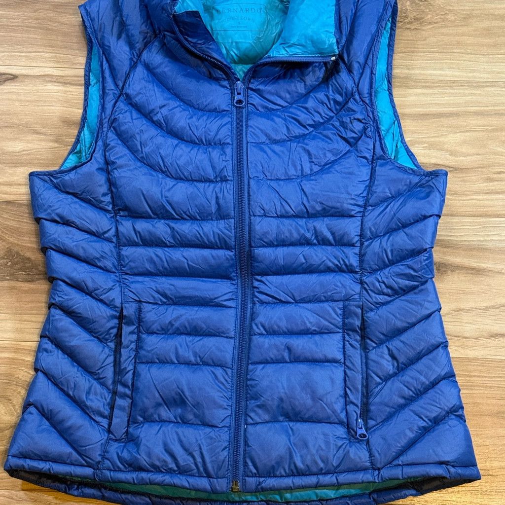 Other Bernardo Women’s Small Down Puffer Vest Blue Size S / US 4 / IT 40 - 1 Thumbnail
