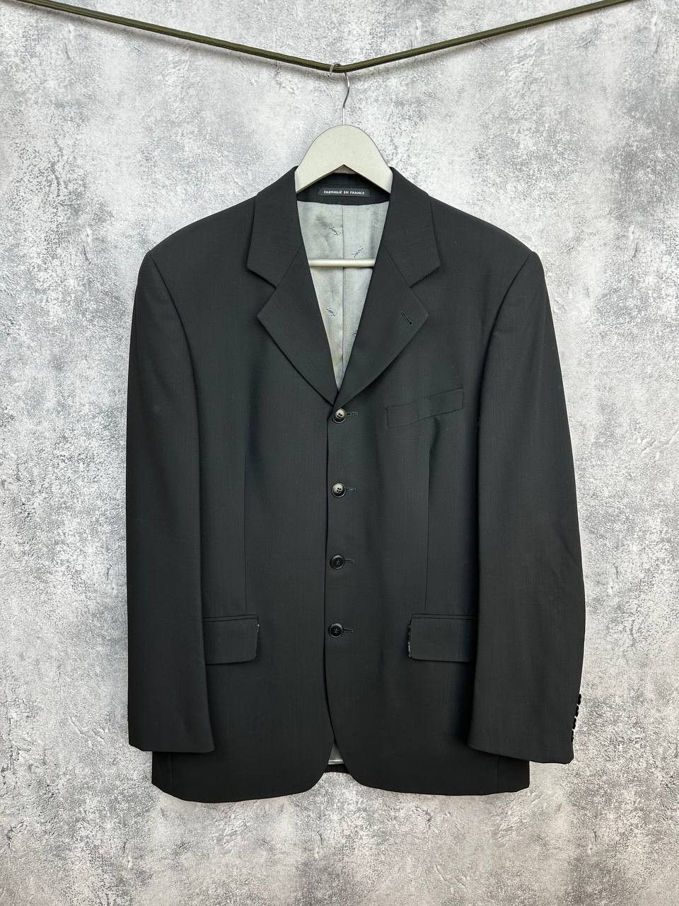 Yves Saint Laurent Yves Saint Laurent Pour Homme Black Wool Suit Made in France Size 42R - 1 Thumbnail