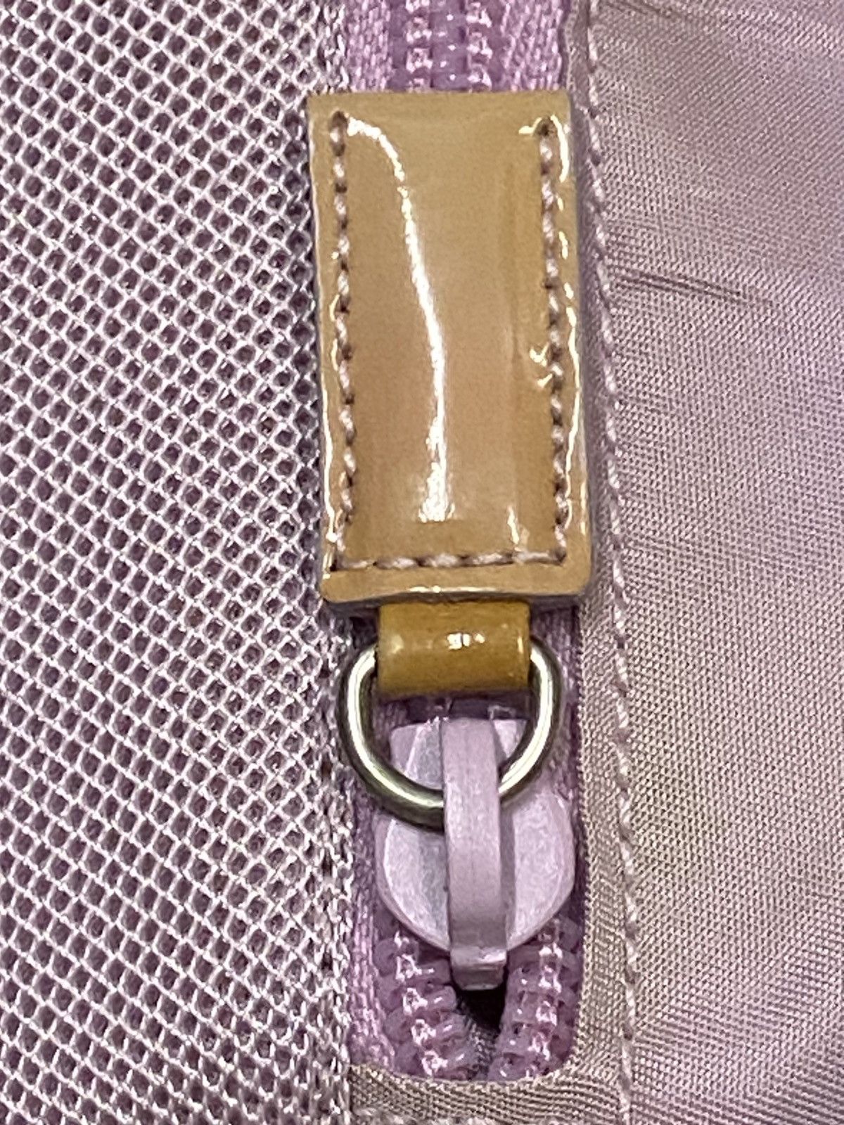 Prada Prada Gold Patent Paillet Leather Shoulder Bag Size ONE SIZE - 10 Thumbnail