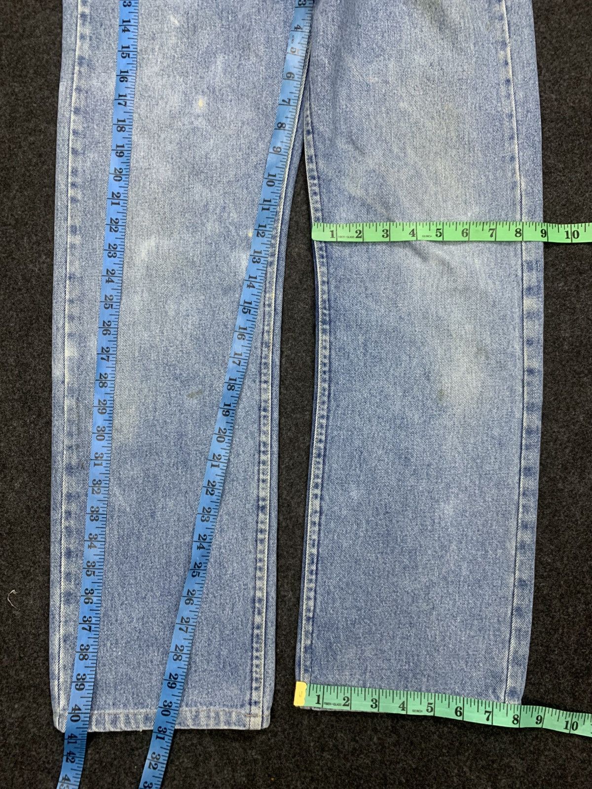 Lee Vintage 70s LEE RIDER JEANS.zip talon made in USA. Size US 30 / EU 46 - 4 Thumbnail