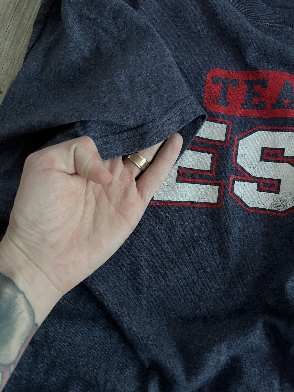 Vintage Vintage 00s Team Jesus Sports Flip Tee Size US M / EU 48-50 / 2 - 4 Thumbnail