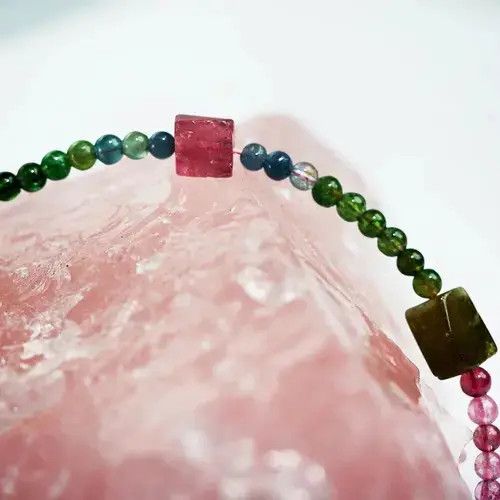 Handmade Unisex Natural Stone Beads Bracelet Handmade Size ONE SIZE - 3 Thumbnail
