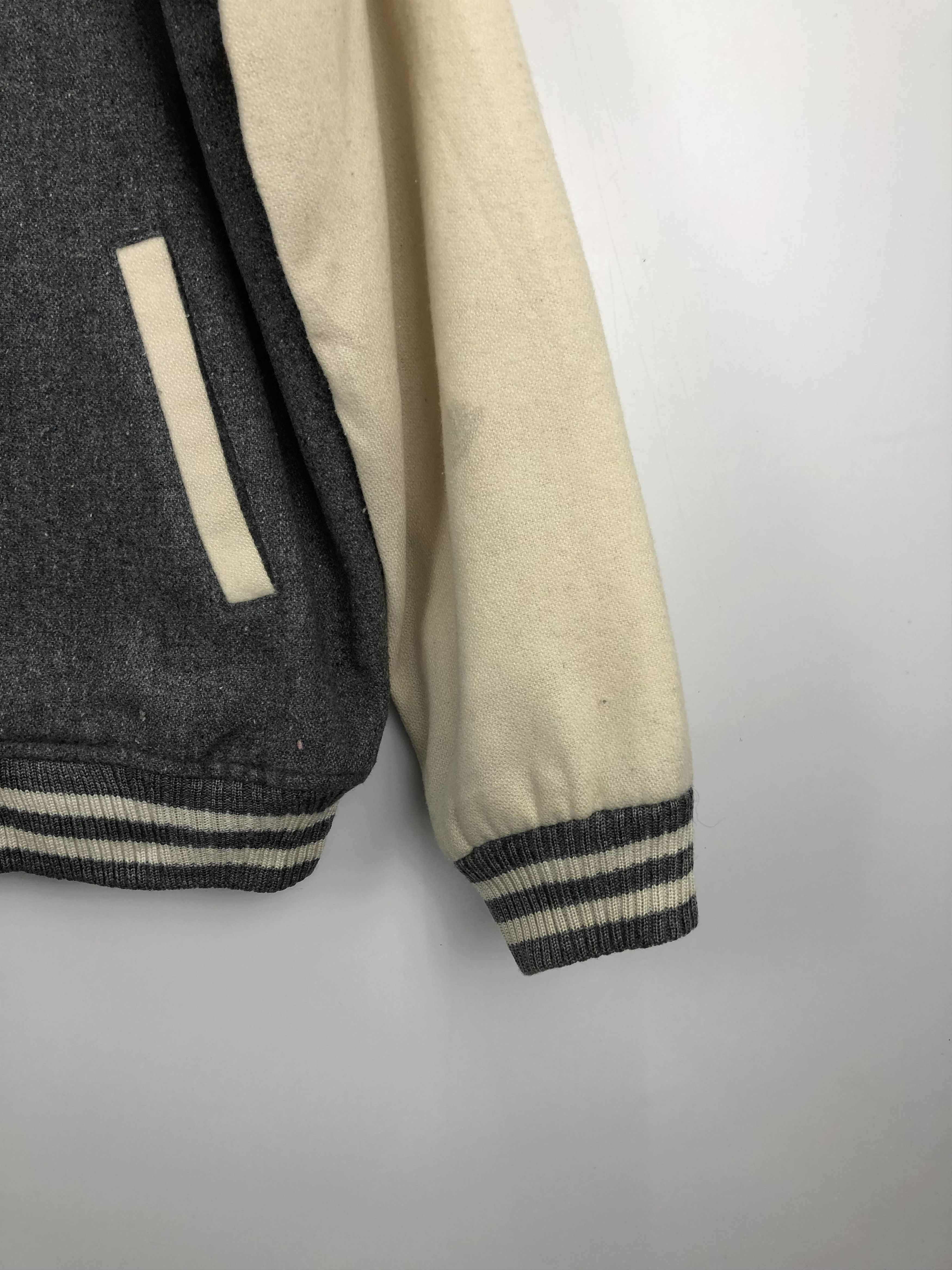 Japanese Brand Vintage 80s Troy Bros Wool Varsity Jacket V0441 Size US M / EU 48-50 / 2 - 5 Thumbnail
