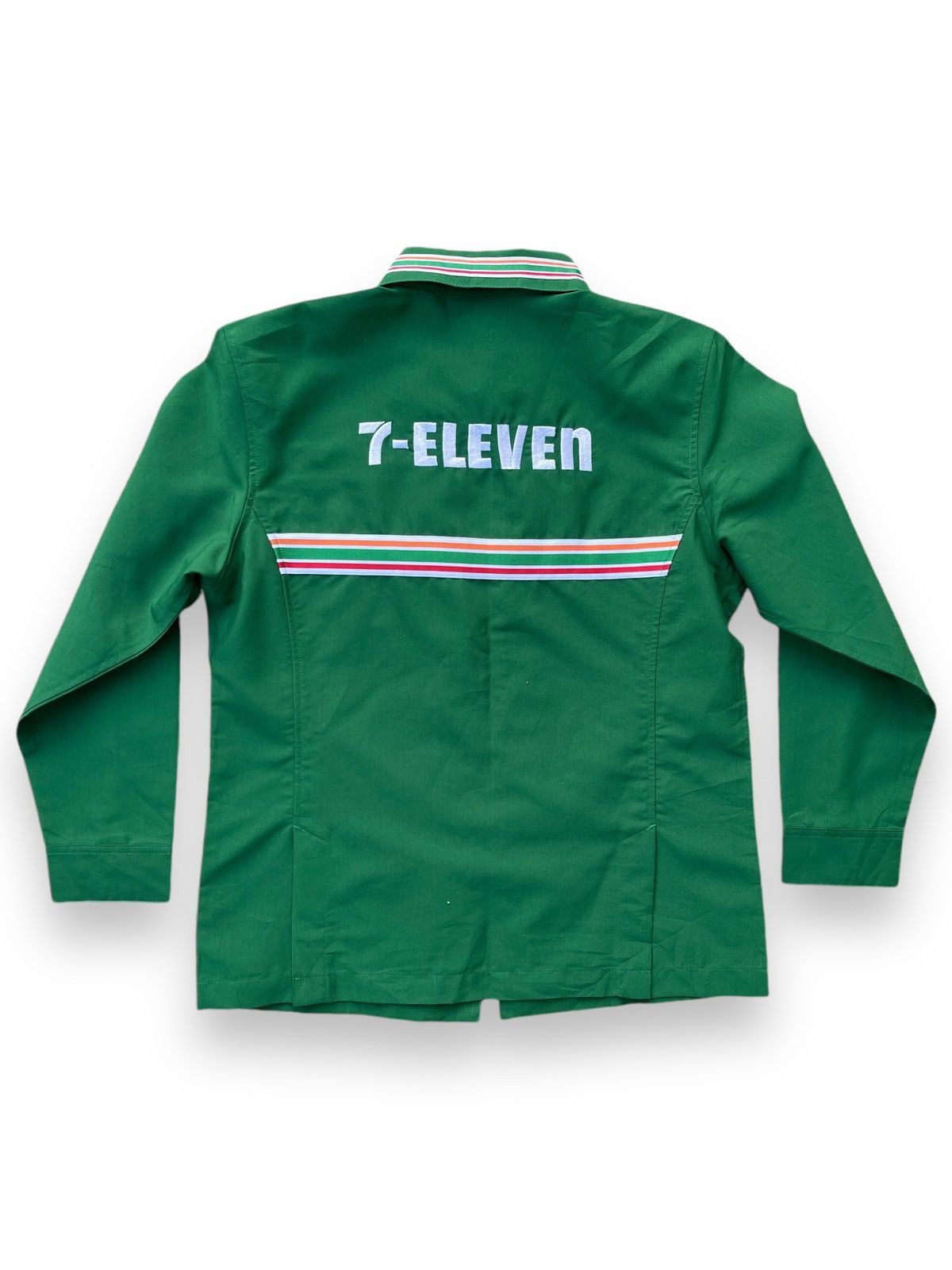 Japanese Brand × Vintage 🔥VINTAGE 7-ELEVEN UNIFORM SHIRT/JACKET ZIP UP Size US S / EU 44-46 / 1 - 3 Thumbnail