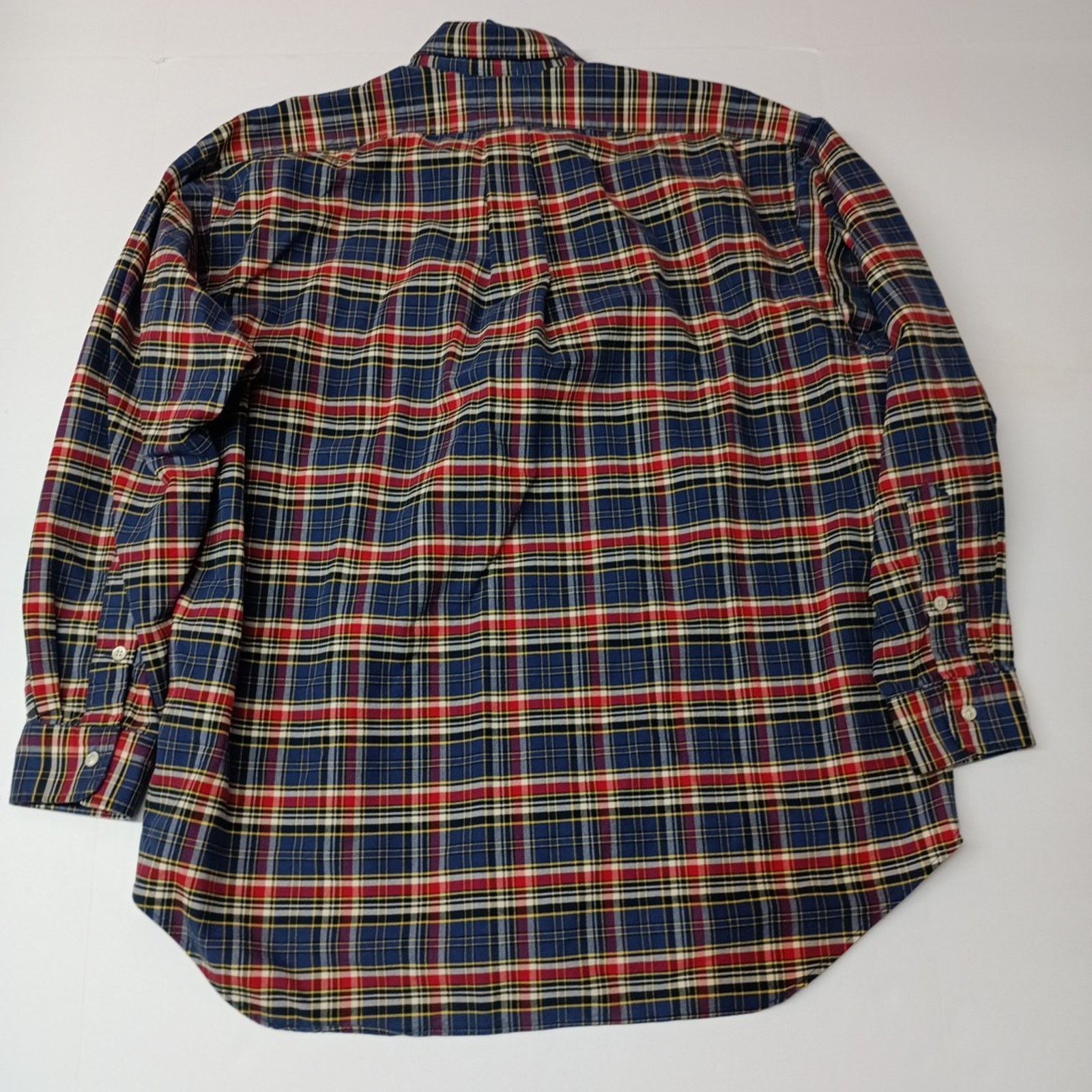 Ralph Lauren Ralph Lauren Big Shirt Men's L Red Blue Plaid Black Pony Size US L / EU 52-54 / 3 - 7 Thumbnail