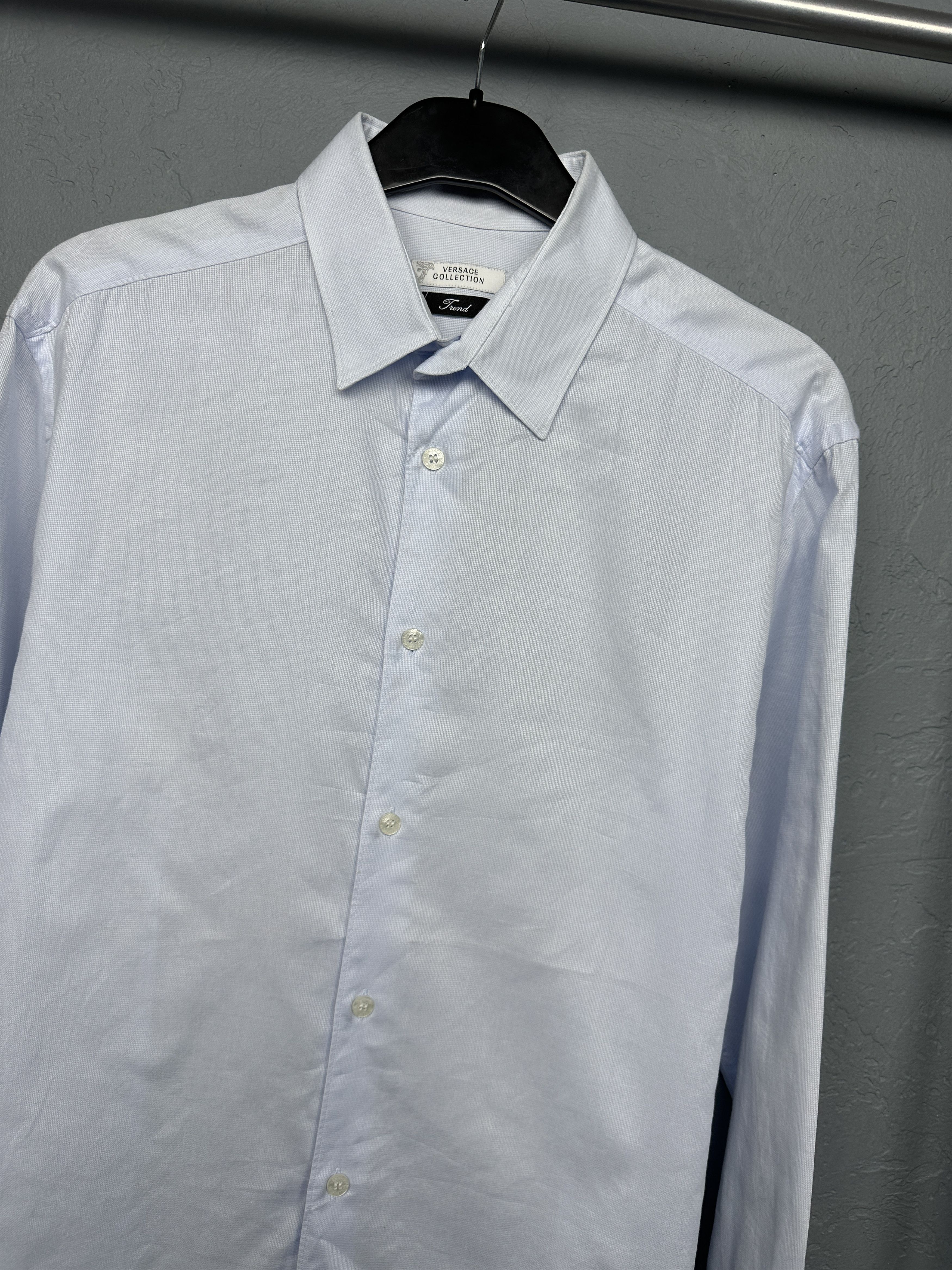 Versace Versace Collection Mens Long Sleeve Shirt Size US L / EU 52-54 / 3 - 2 Thumbnail