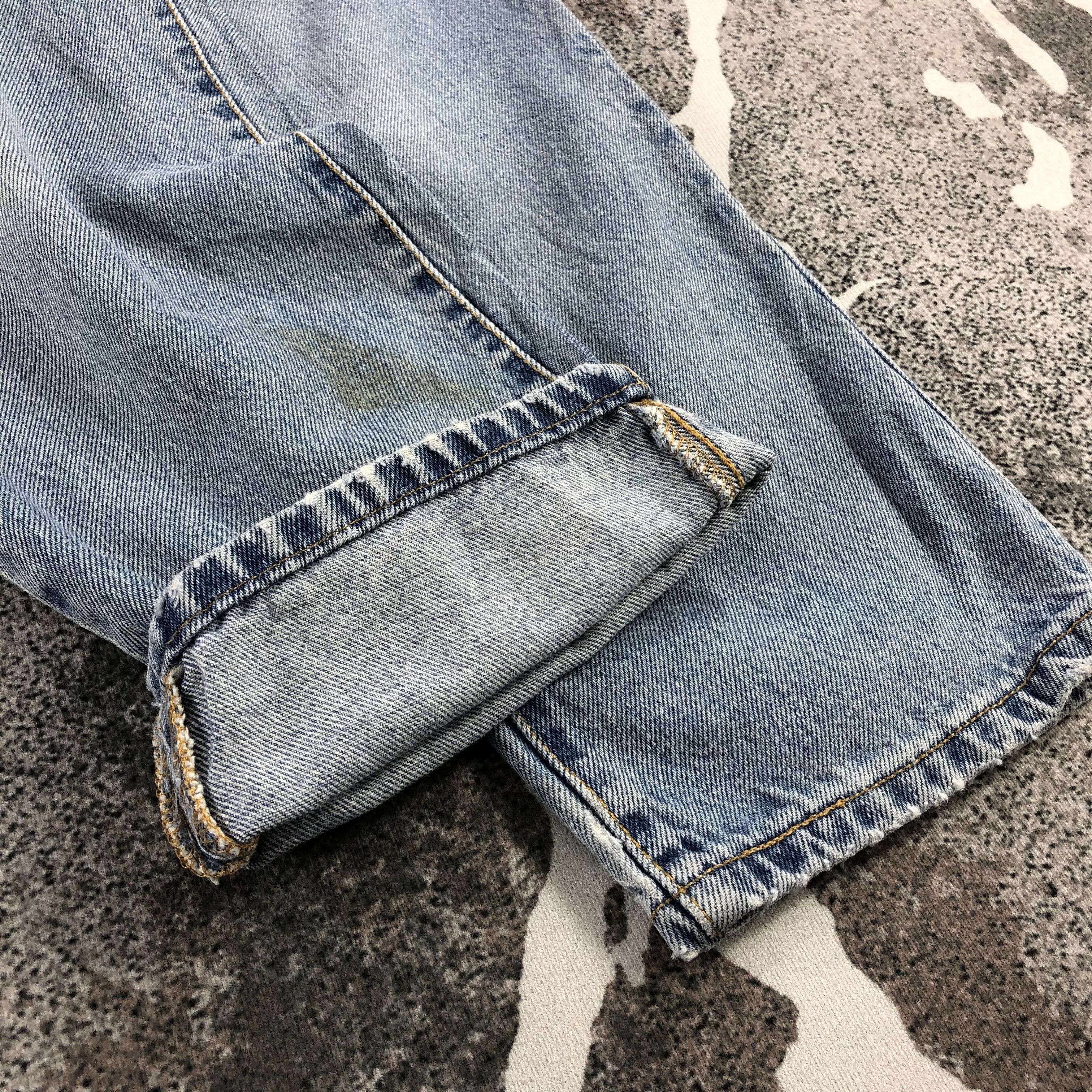 Levi's Vintage Levis 550 Jeans Medium Wash Denim KJ876 Size 31" - 6 Thumbnail
