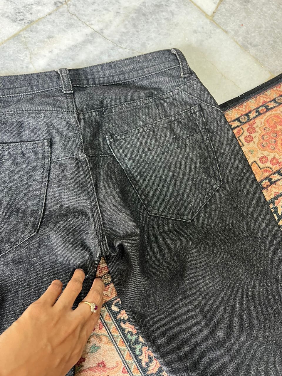 Number (N)ine Number (nine) Takahiro Miyashita’s Black Denim Size US 31 - 9 Thumbnail