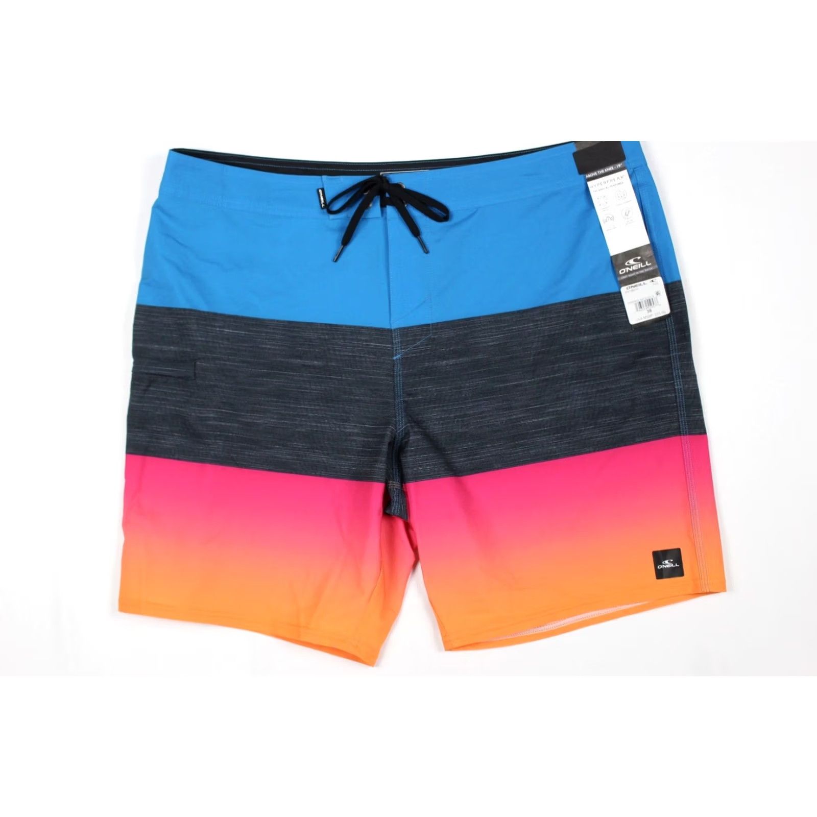O'Neill O'Neill Men's Hyperfreak Heat Block 19" Board Shorts 38 Multi Color SP4106010 Size US 38 / EU 54 - 4 Thumbnail