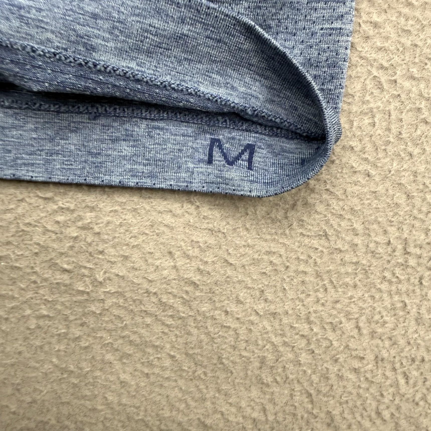 Lululemon Lululemon Polo Shirt Mens M Blue Live In Practice Performance Stretch Top Shirt Mens Medium Blue Live In Practice Polo Top Size US M / EU 48-50 / 2 - 3 Thumbnail