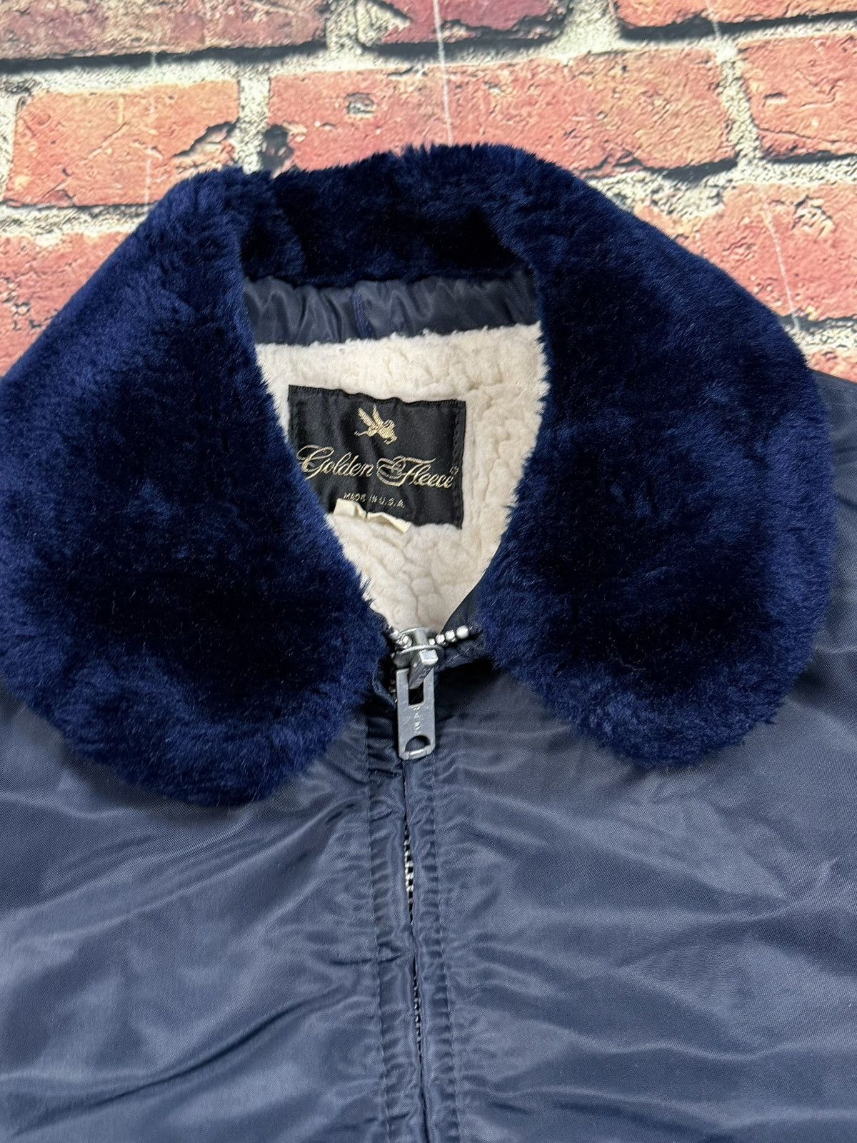 Other Vintage Golden Fleece Jacket Bomber Sherpa 70s B-15 Sherpa Size US XL / EU 56 / 4 - 6 Thumbnail