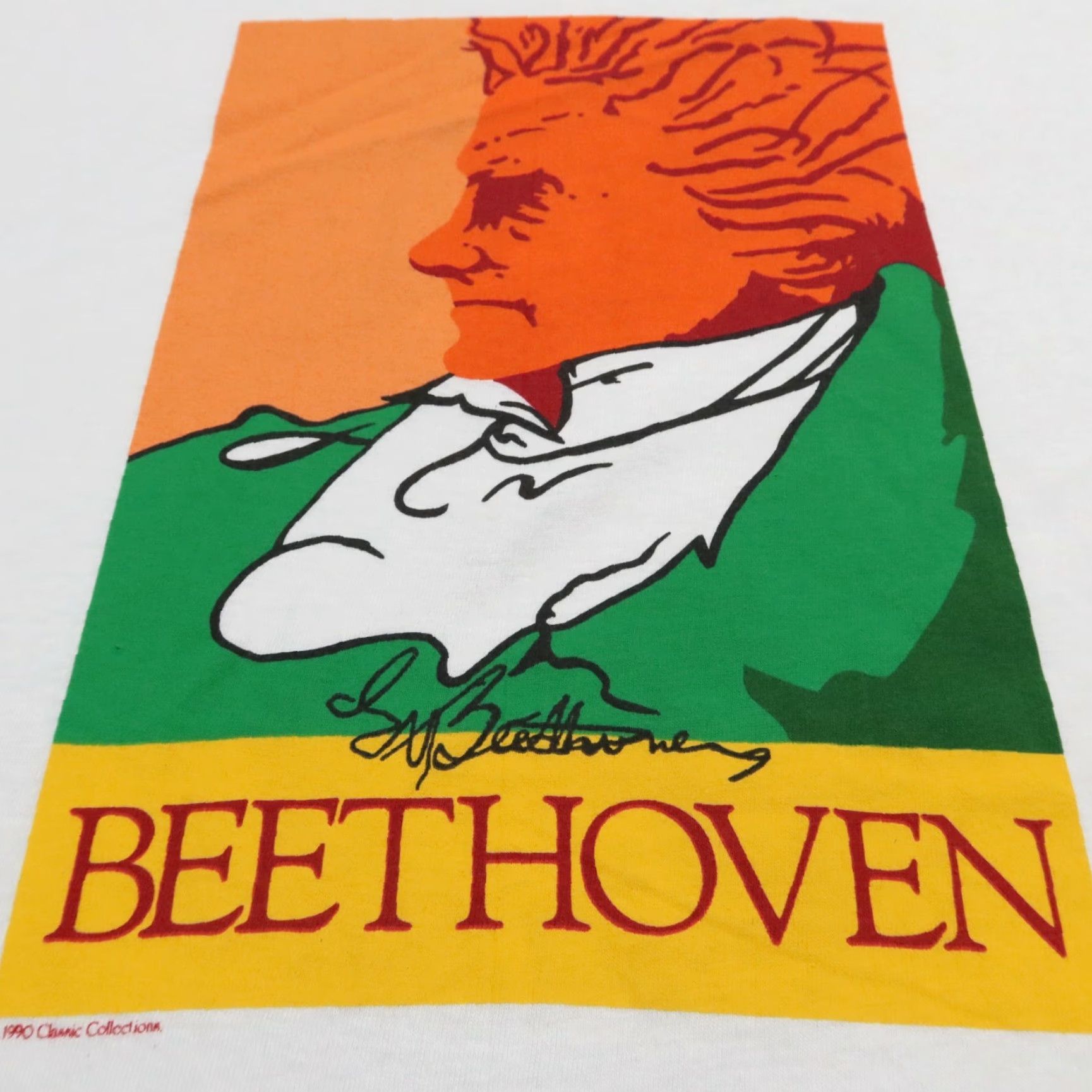 Vintage Vintage Oneita Beethoven Shirt XXL Men White 90s Size US XXL / EU 58 / 5 - 5 Thumbnail