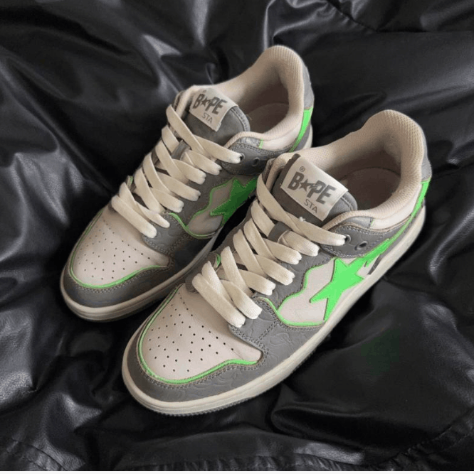 Bape Low cut casual board shoes Size US 8 / EU 41 - 1 Thumbnail