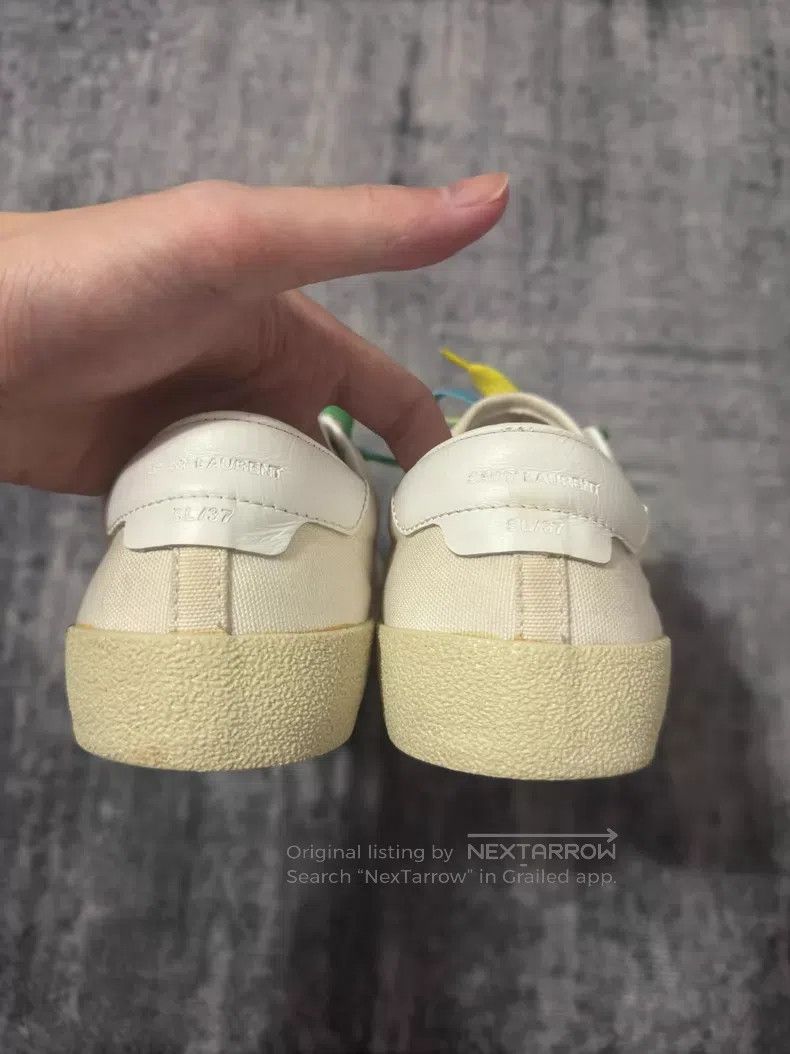 Saint Laurent Paris Saint Laurent Paris Low-top Canvas Rainbow Sneakers i Size US 8.5 / EU 41-42 - 6 Thumbnail