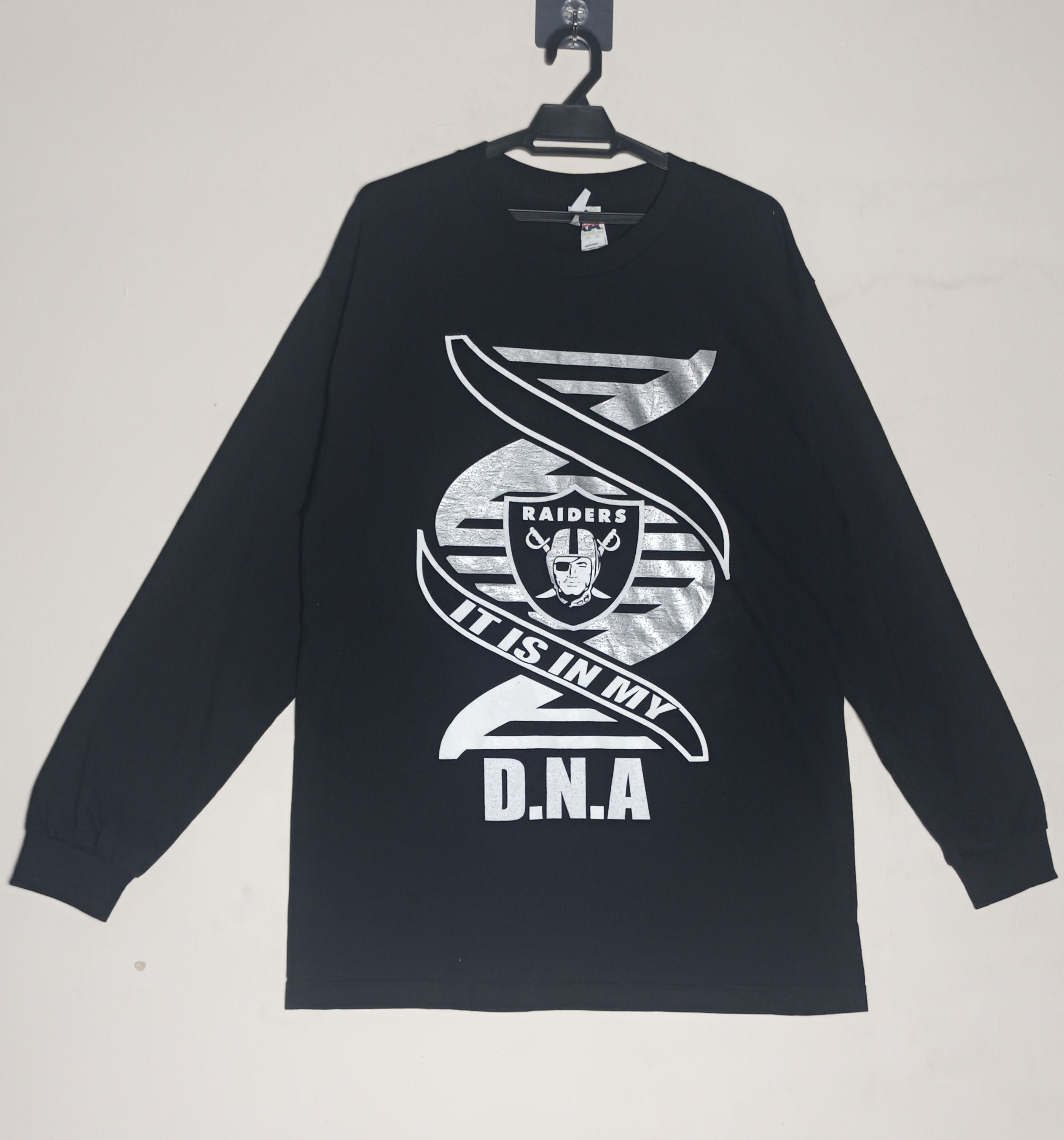 NFL × Sports Specialties Vintage🔥🔥 Raiders Big Logo Long Sleeve Size US L / EU 52-54 / 3 - 2 Thumbnail