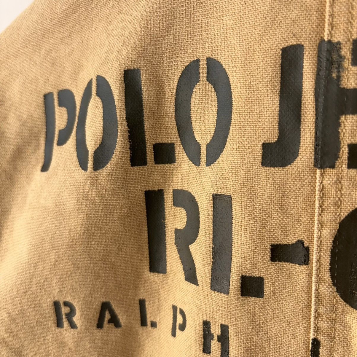 Polo Ralph Lauren Vintage Polo Jeans Co RL67 Canvas Chore Coat Workwear Size US L / EU 52-54 / 3 - 3 Thumbnail