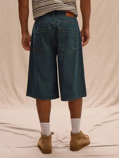 Jean × Vintage Vintage RETRO 90s denim jeans jorts shorts Size US 32 / EU 48 - 2 Thumbnail