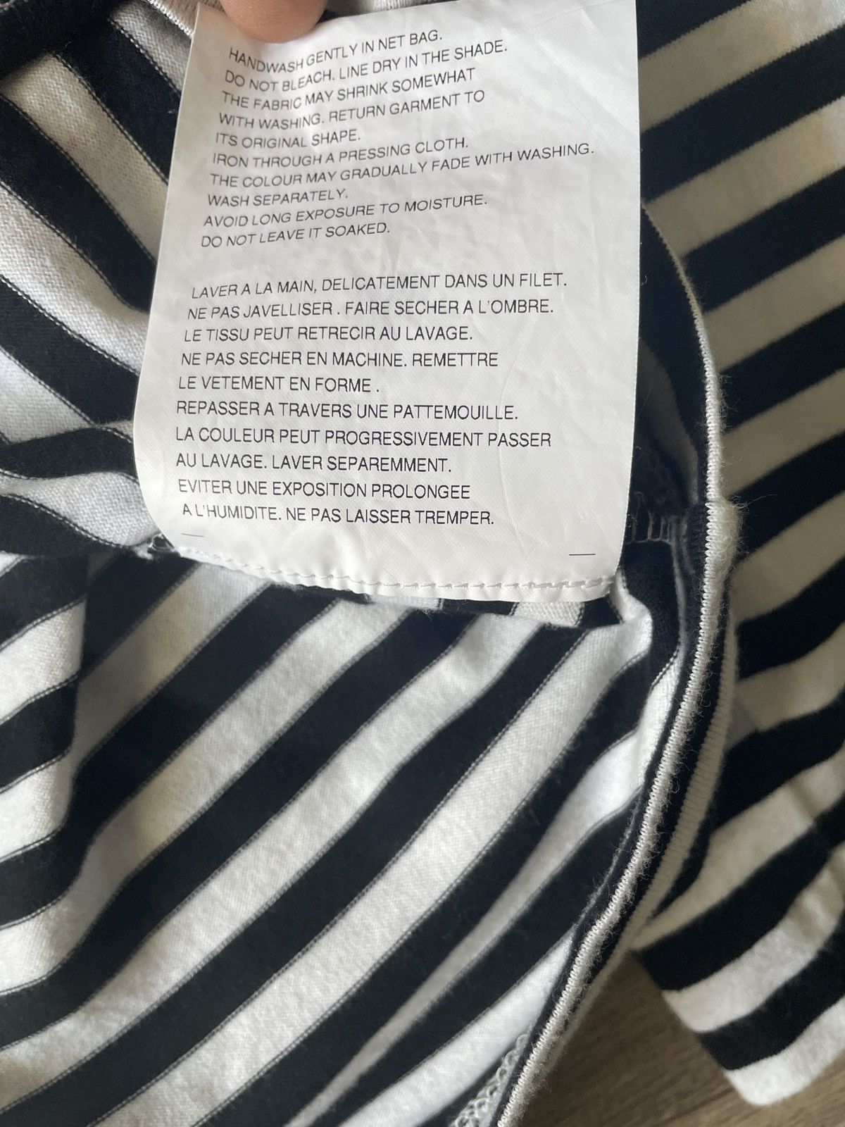 Comme des Garcons Comme Des Garçon Striped Long Sleeve Size US L / EU 52-54 / 3 - 5 Thumbnail