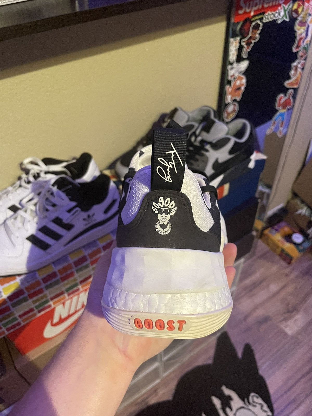 Adidas × NBA Adidas Trae Young 1 So So Def Recordings Size US 11.5 / EU 44-45 - 4 Thumbnail