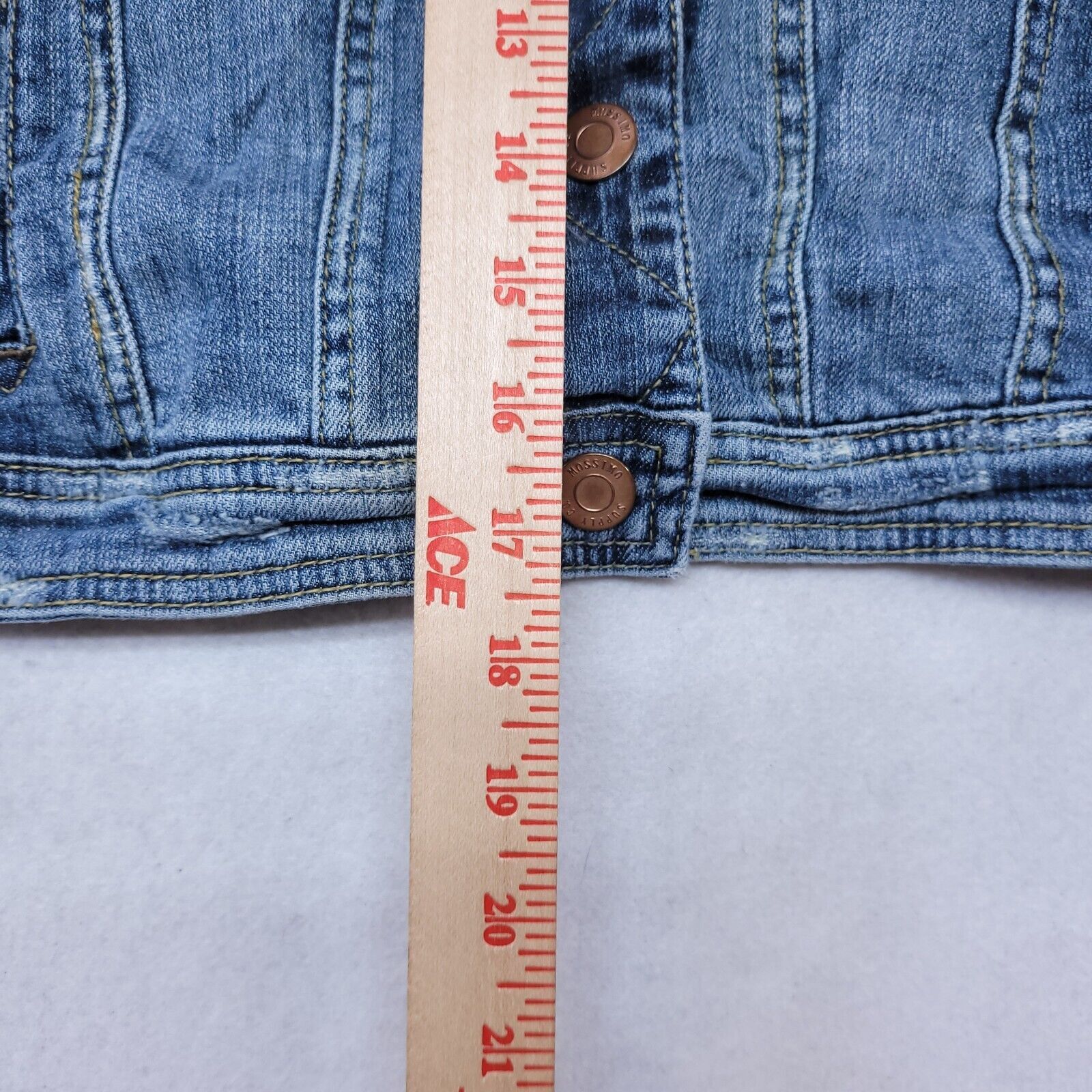 Mossimo Mossimo Button Up Denim Jean Jacket Womens Size M Blue Size M / US 6-8 / IT 42-44 - 7 Thumbnail