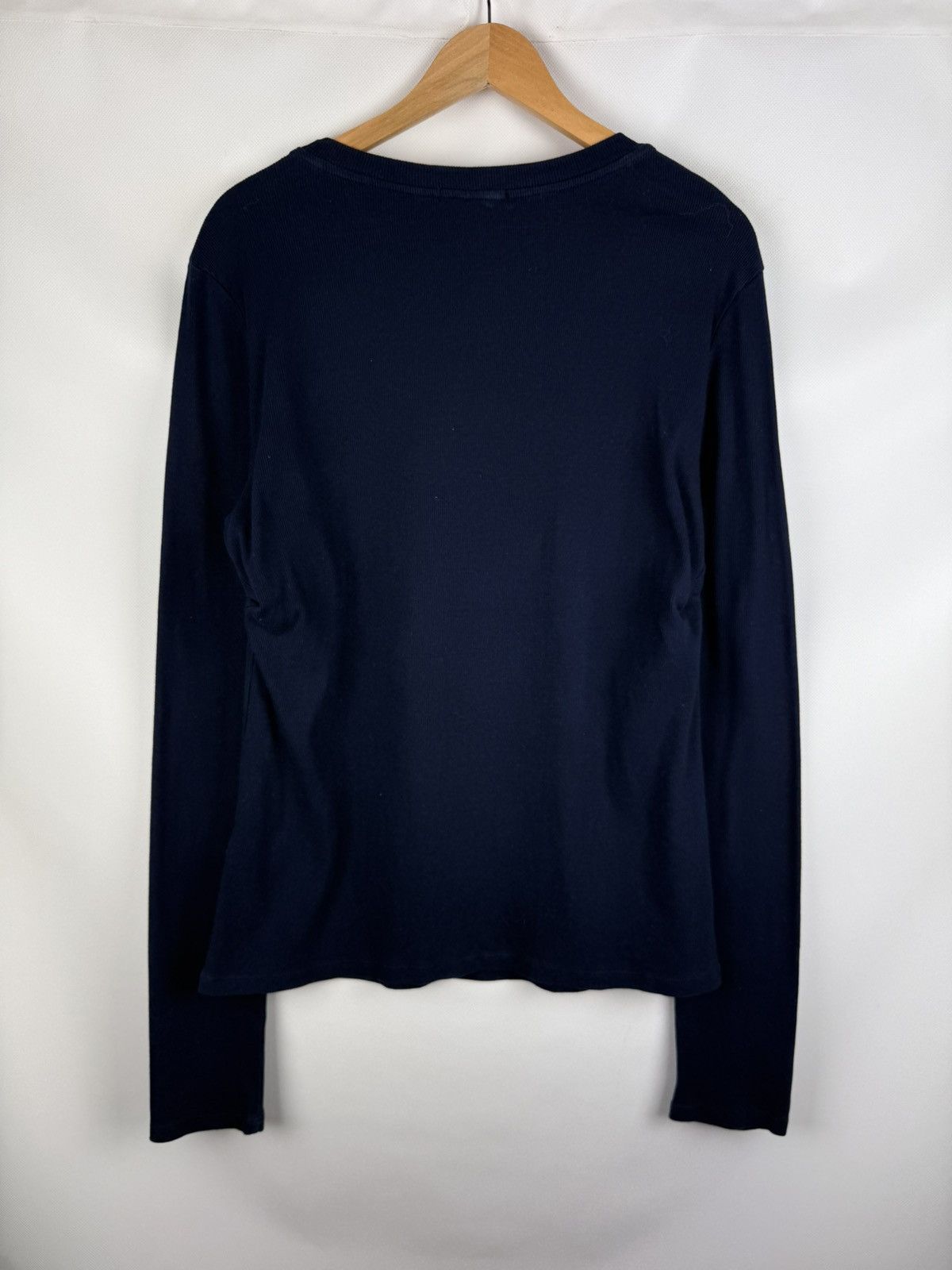 Agolde Agolde Men’s Long Sleeve Rib Crew Neck Tee T Shirt USA Made Size US XL / EU 56 / 4 - 14 Thumbnail