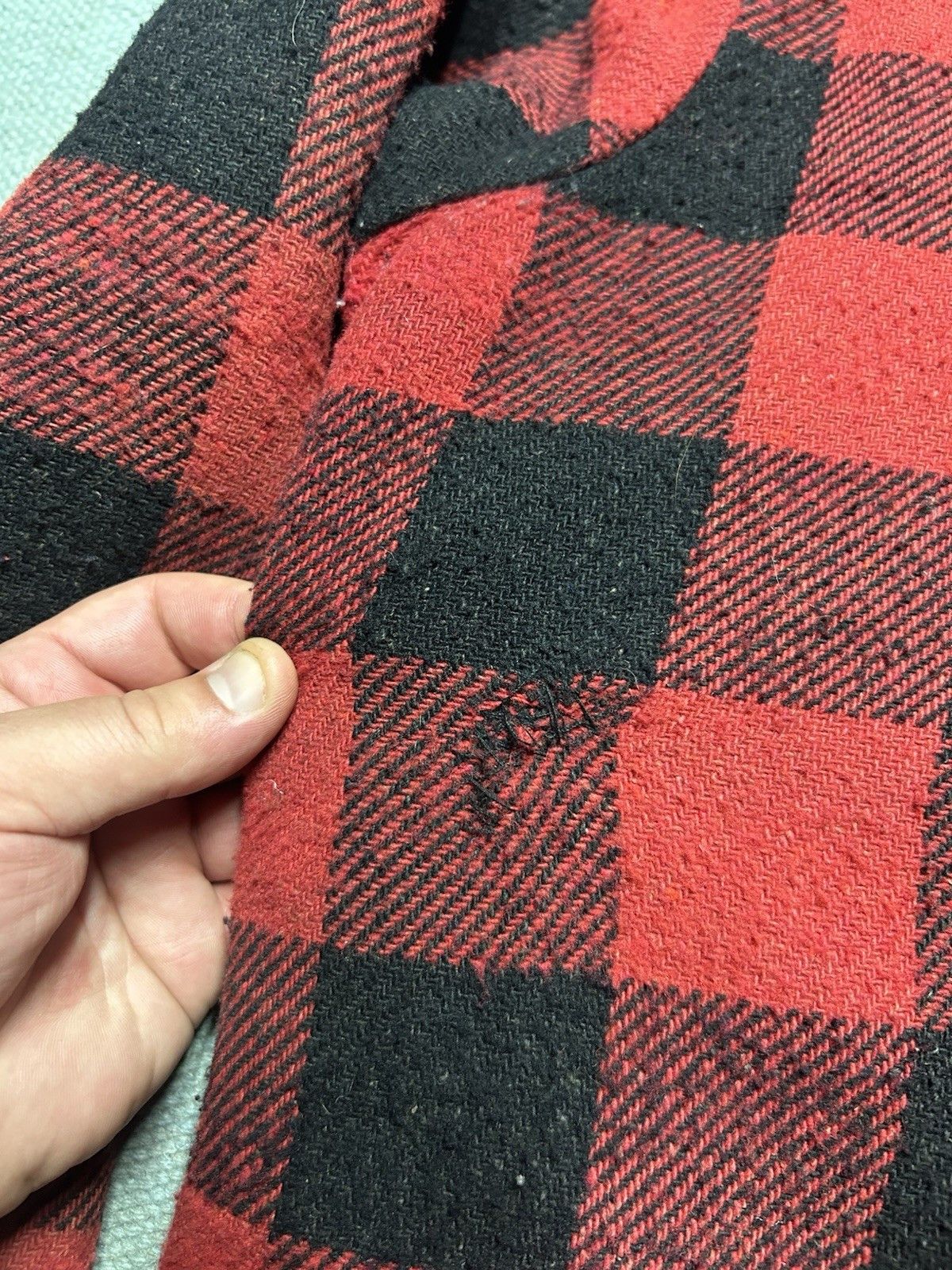 Vintage Vtg wool zip jacket buffalo plaid Weatherguard quilted large Size US L / EU 52-54 / 3 - 12 Thumbnail