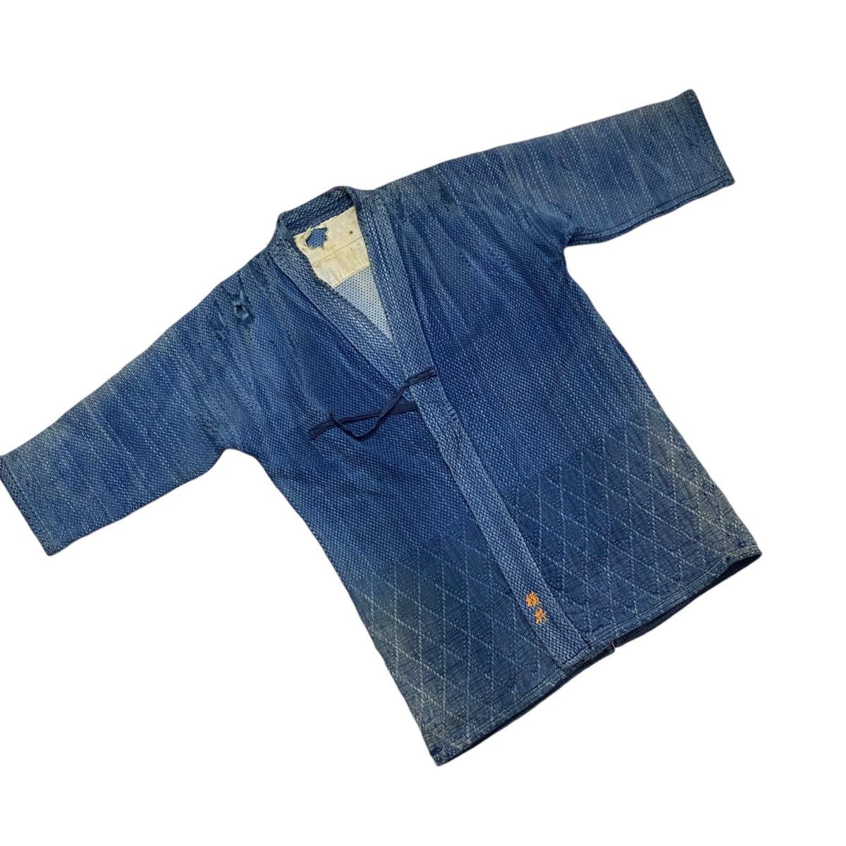 Indigo Vintage 70s Distress kimono sashiko indigo Size US M / EU 48-50 / 2 - 6 Thumbnail
