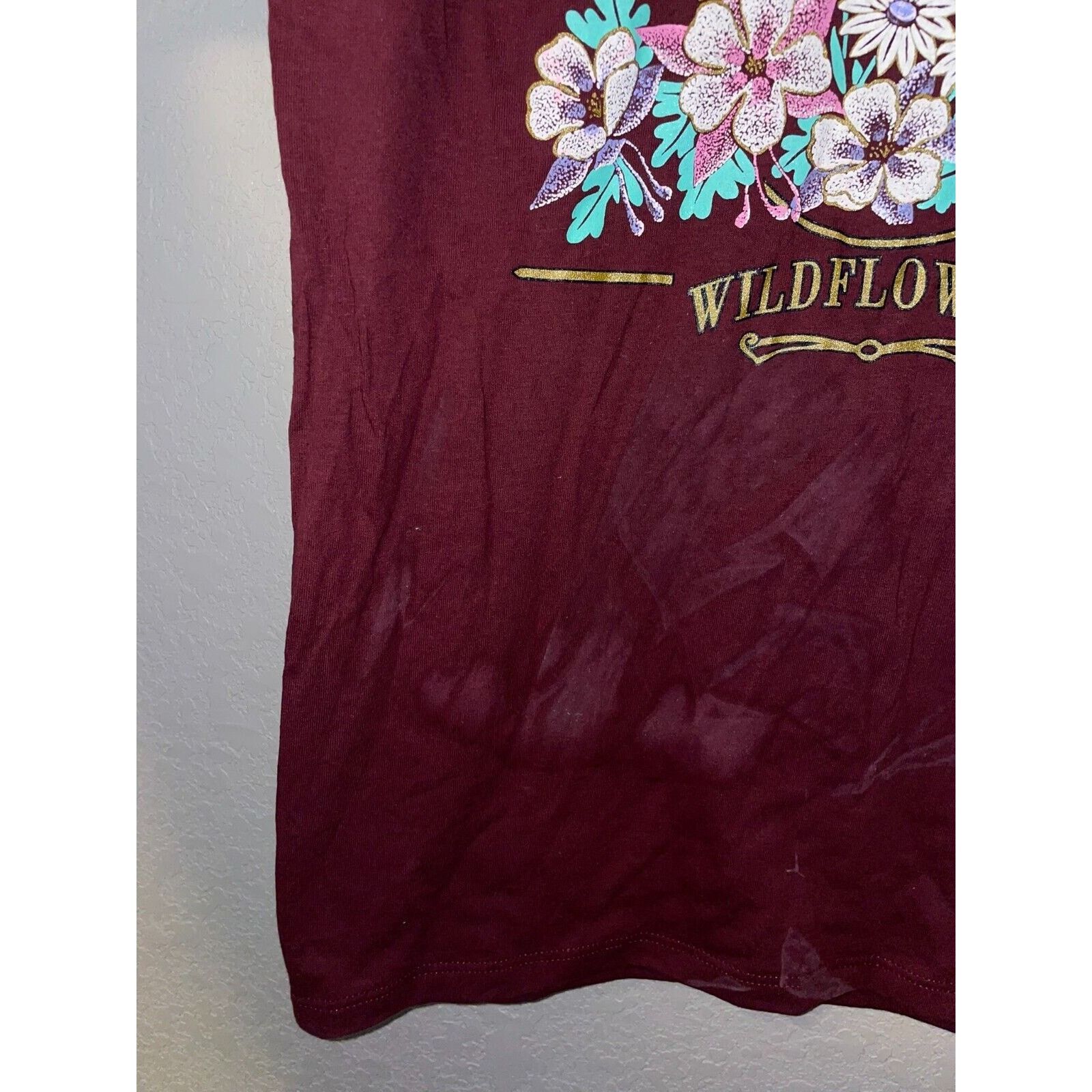 Jerzees Vintage Gettysburg Shirt Wildflowers Flower Red Tee 90s VTG Size US M / EU 48-50 / 2 - 7 Thumbnail