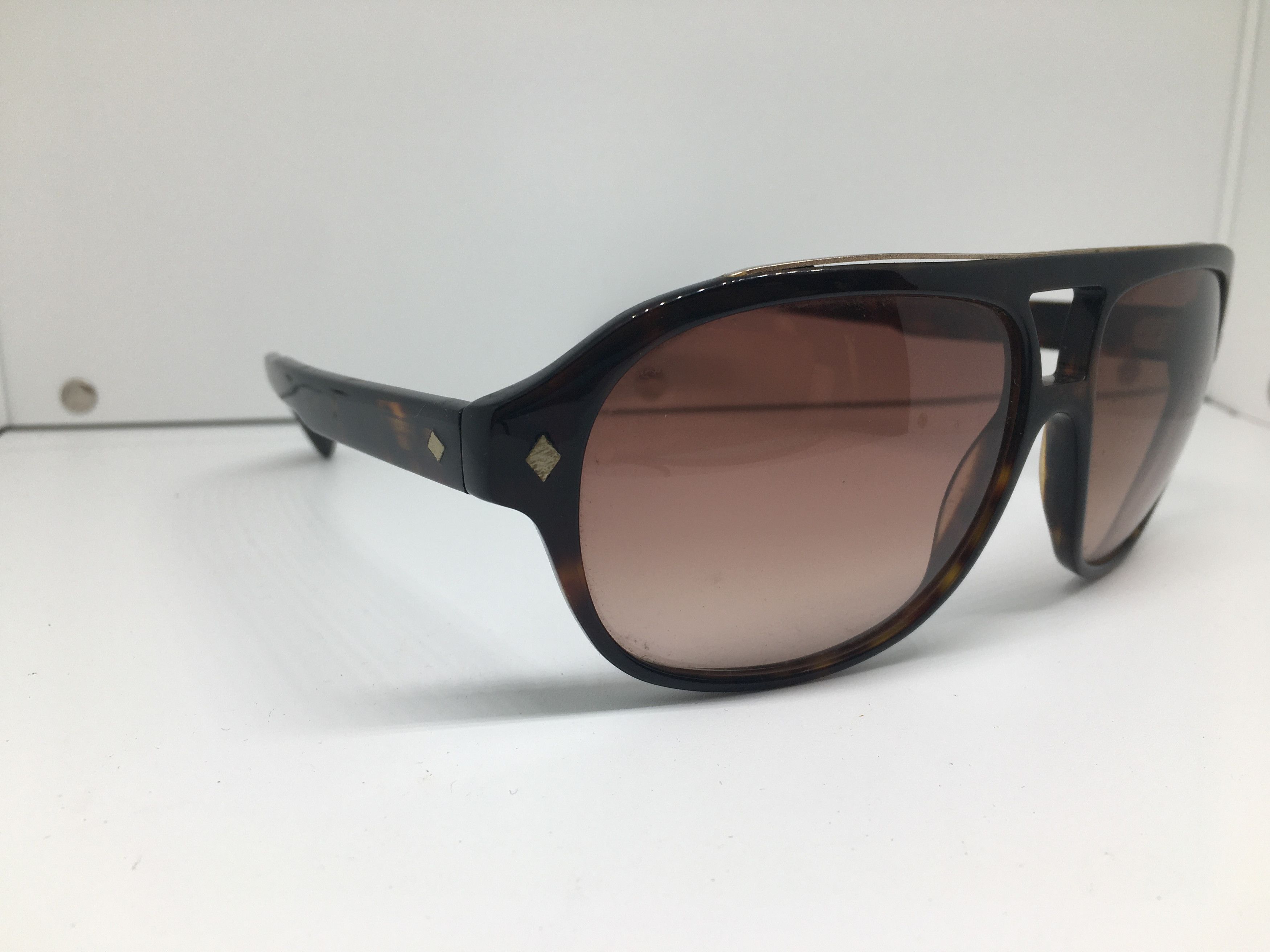 Vintage Vintage ETNIK UK ES130 Tortoise Aviator Sunglasses Pilot Size ONE SIZE - 3 Thumbnail