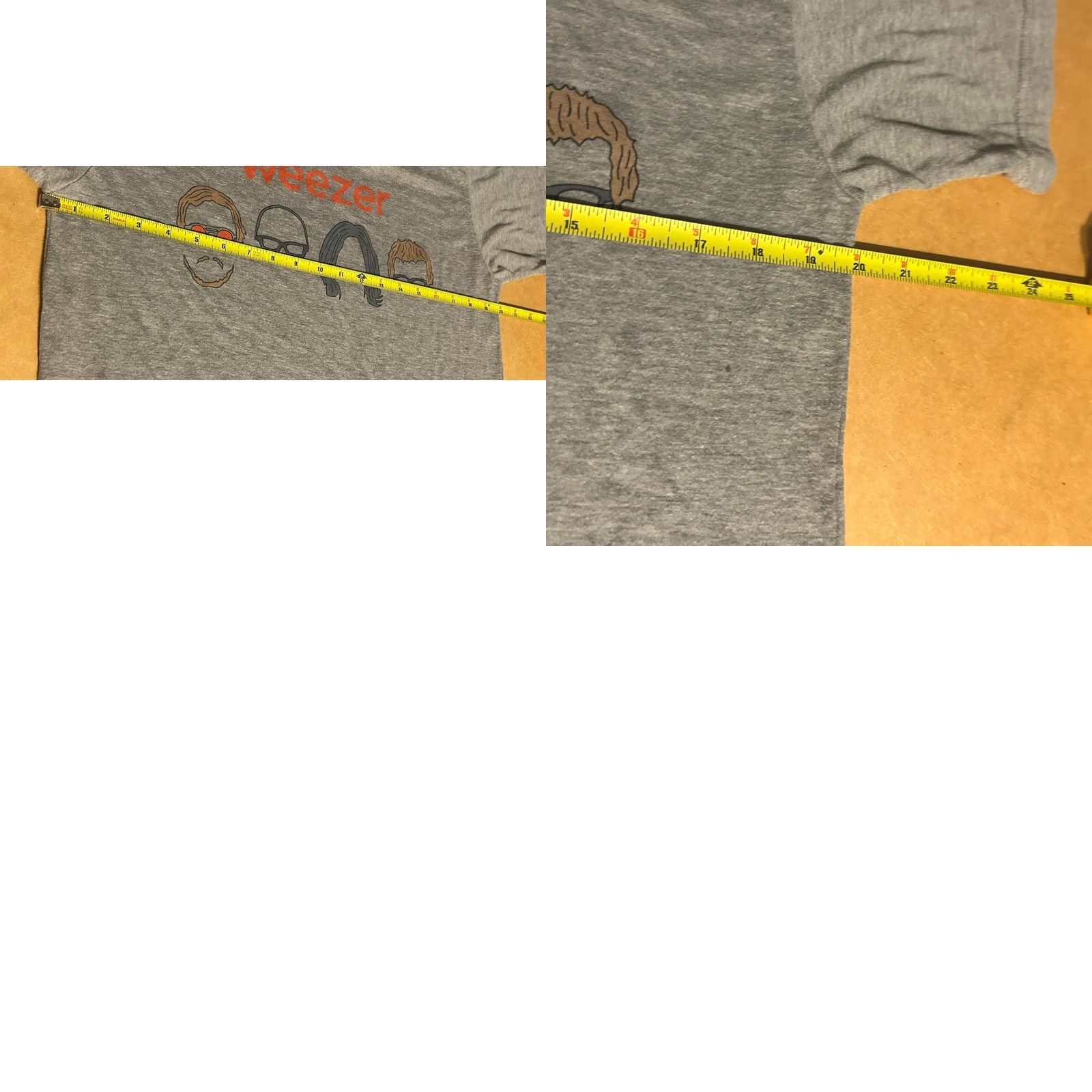 Tultex Weezer Summer 2018 Tour Shirt Men Medium Gray Short Sleeve Double Sided Tultex - Vintage Size US M / EU 48-50 / 2 - 11 Thumbnail