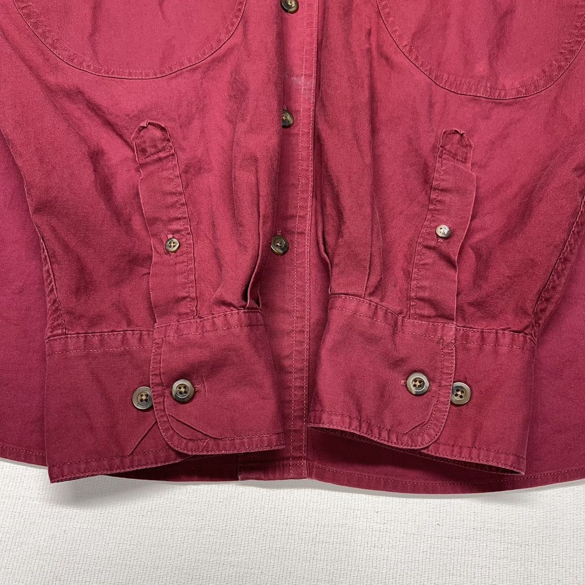 Cabelas Cabelas Button Up Shirt Red Long Sleeve Button Outdoor Gear Size US XXL / EU 58 / 5 - 10 Thumbnail