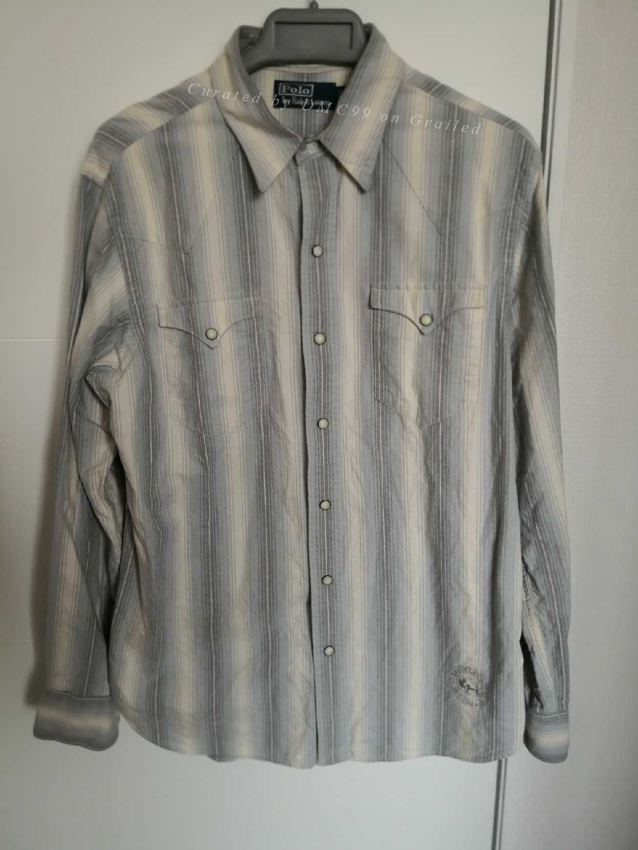 RRL Ralph Lauren RRL Vintage Western Striped Shirt Size US M / EU 48-50 / 2 - 1 Thumbnail