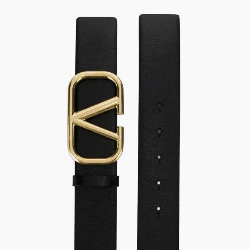 Valentino VLOGO leather belt size 95 Size ONE SIZE - 3 Thumbnail