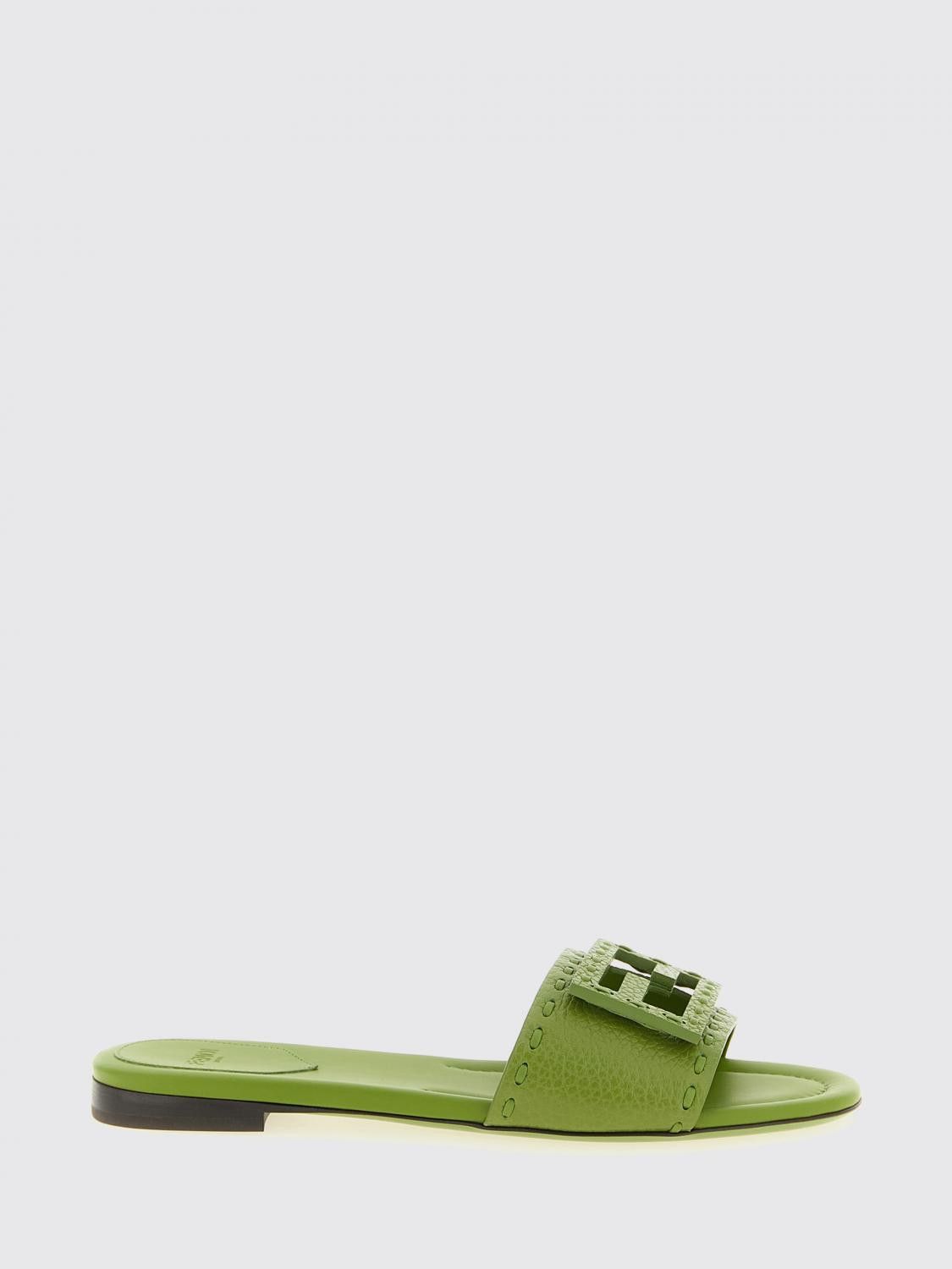 Fendi Fendi Heeled Sandal Woman Green Size US 7 / IT 37 - 1 Thumbnail