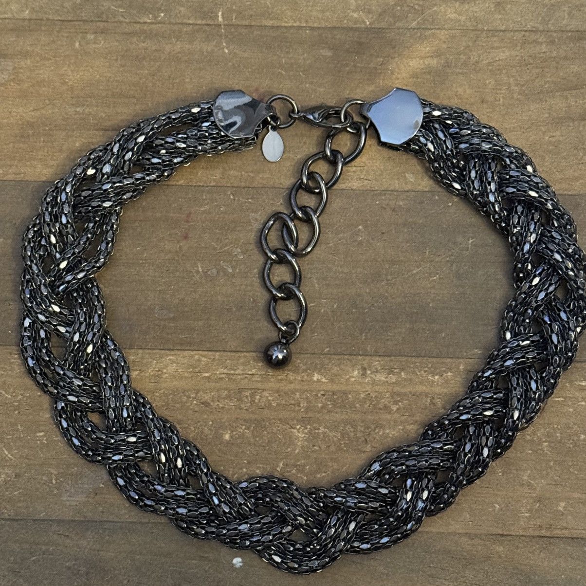 Express Express gunmetal braided collar necklace Size ONE SIZE - 2 Thumbnail