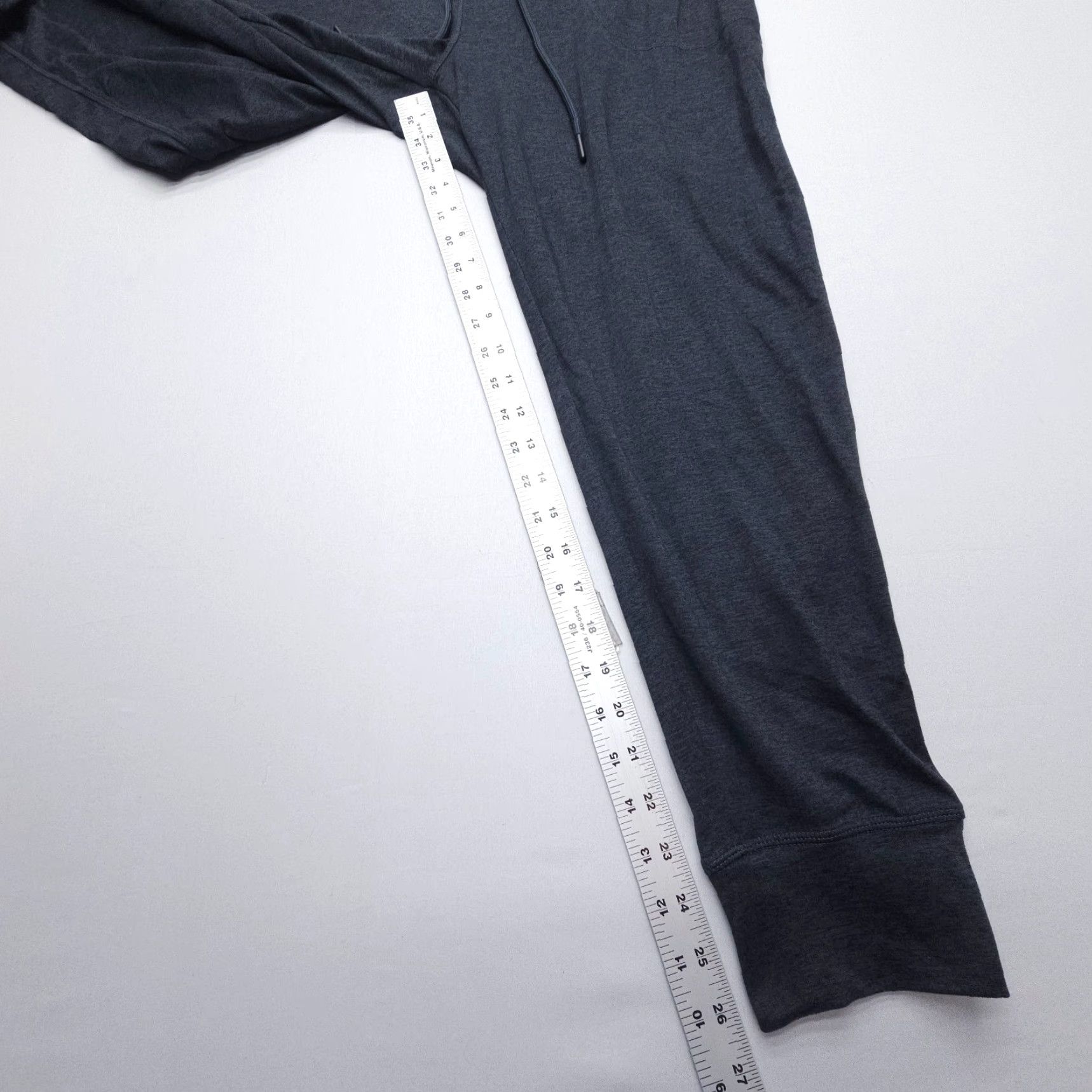 Vintage Lolë Lole Lounger Jogger Pants Womens M Charcoal Blue Stretch Athleisure Gym Yoga Size 29" - 6 Thumbnail