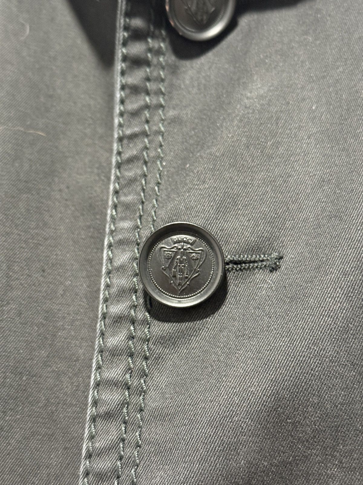 Gucci Tom Ford Era Military Jacket Size US L / EU 52-54 / 3 - 3 Thumbnail