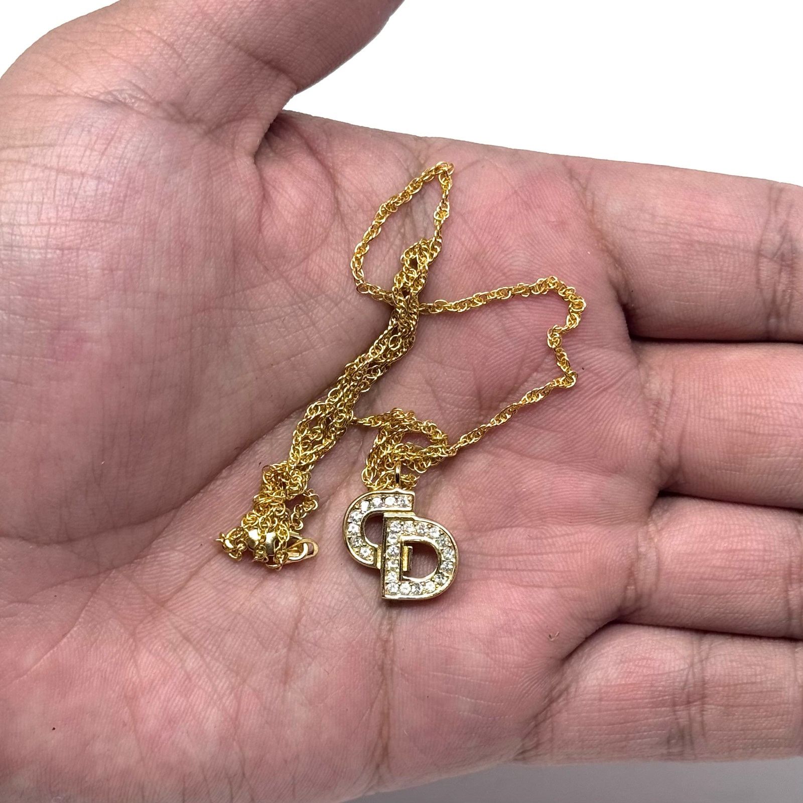 Dior Dior Crystal ‘CD’ Pendant Size ONE SIZE - 4 Thumbnail