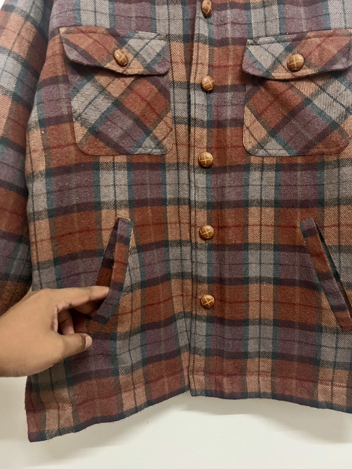 Uniqlo Rare Vintage Uniqlo Wool Button Jacket Size US M / EU 48-50 / 2 - 9 Thumbnail