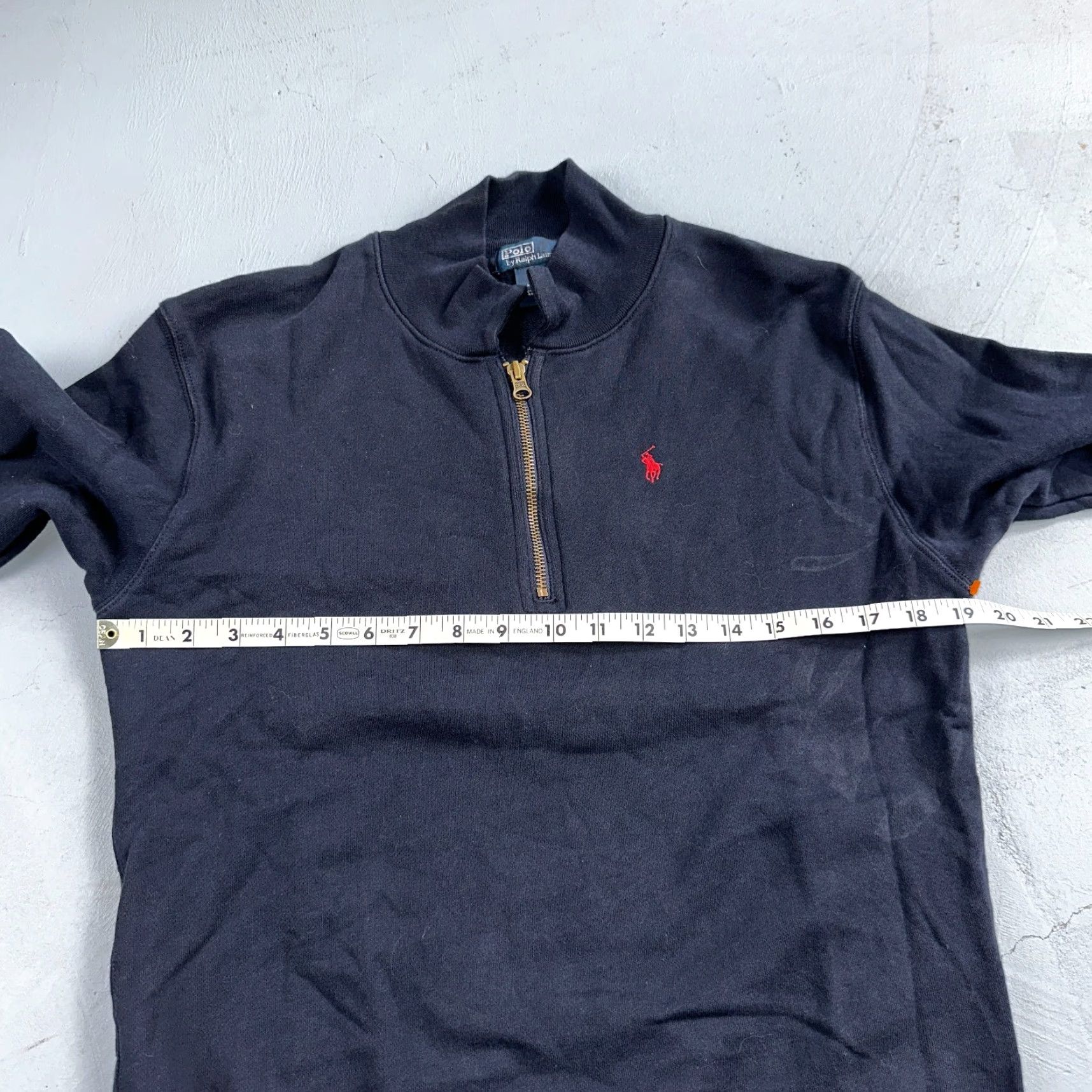 Ralph Lauren Polo Ralph Lauren Sweater Men M Blue Cotton Long Sleeve Mock Neck 1/4 Zip Pullover Vintage: No Size US M / EU 48-50 / 2 - 3 Thumbnail