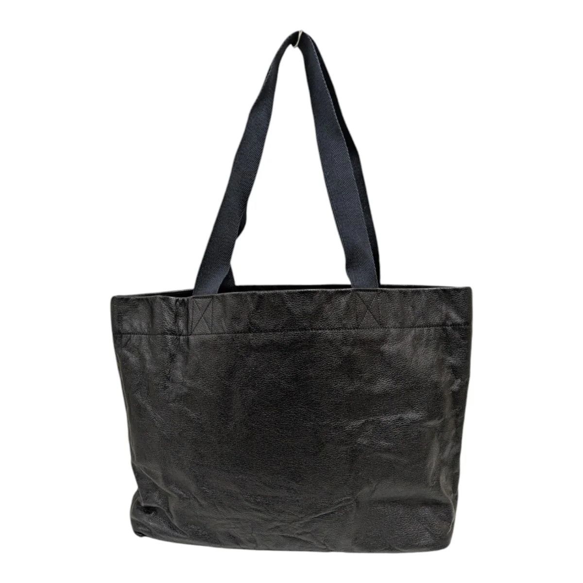Yohji Yamamoto YOHJI YAMAMOTO SIGNATURE LOGO LEATHER TOTE BAG Size ONE SIZE - 3 Thumbnail