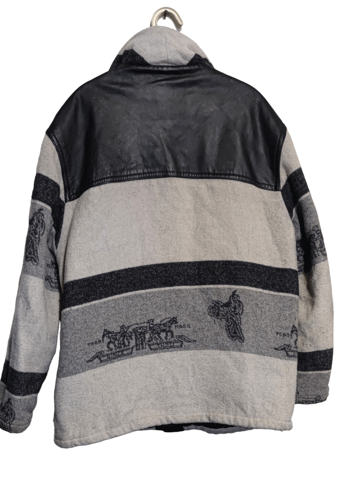 Levi's × Levi's Vintage Clothing Levis Padded Wool Black Grey Vintage 90 Coat Jacket size XL Size US XL / EU 56 / 4 - 4 Thumbnail