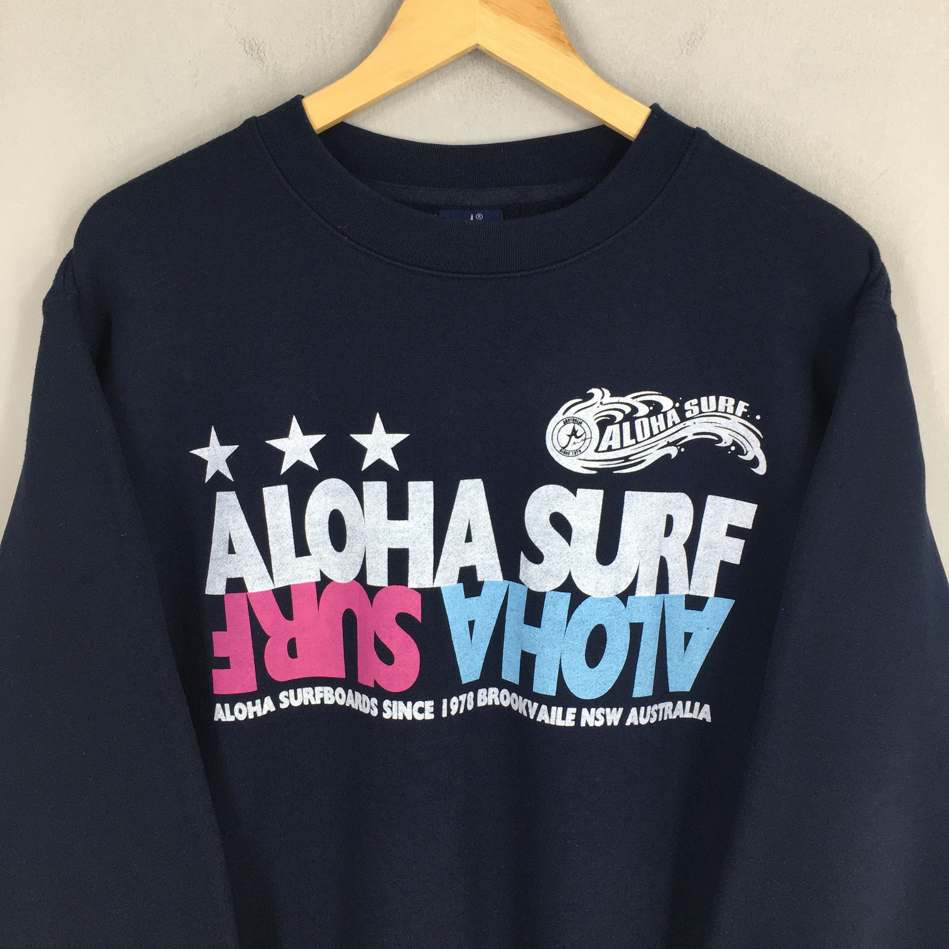 Other Vintage Aloha Surf Blue Sweater Medium Size US M / EU 48-50 / 2 - 2 Thumbnail