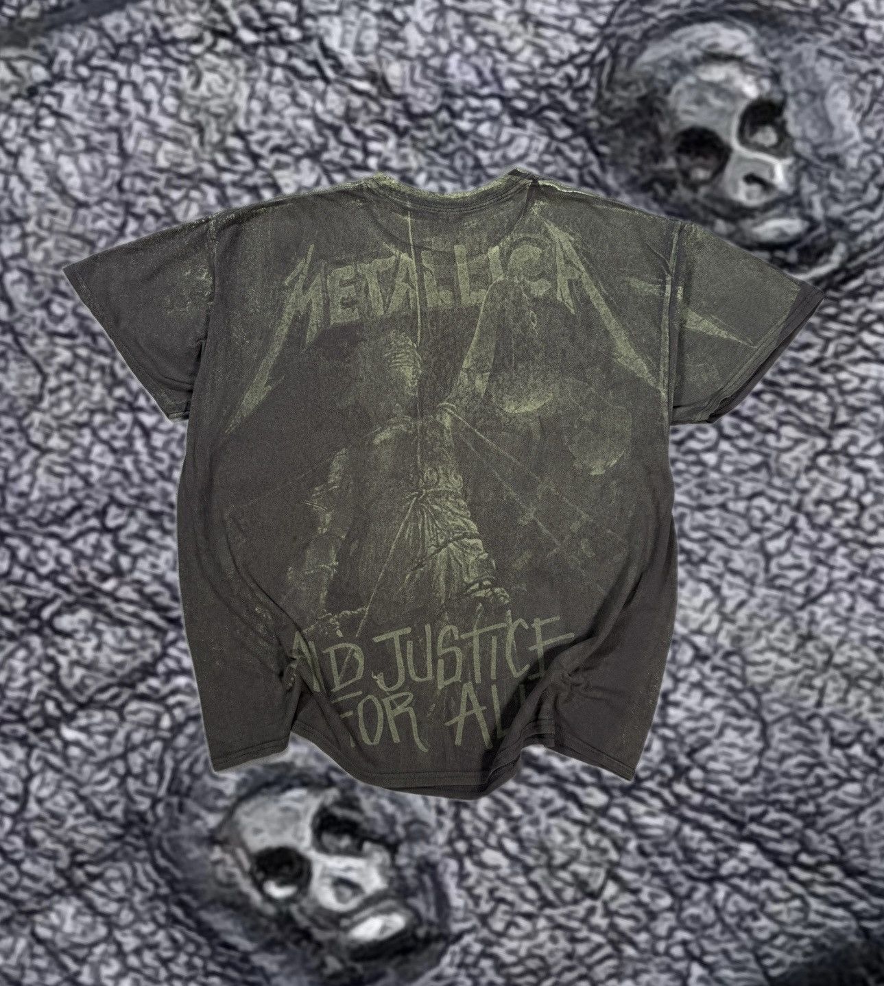 Band Tees Metallica And Justice For All 2014 Full Print Band TEE Size US XL / EU 56 / 4 - 2 Thumbnail