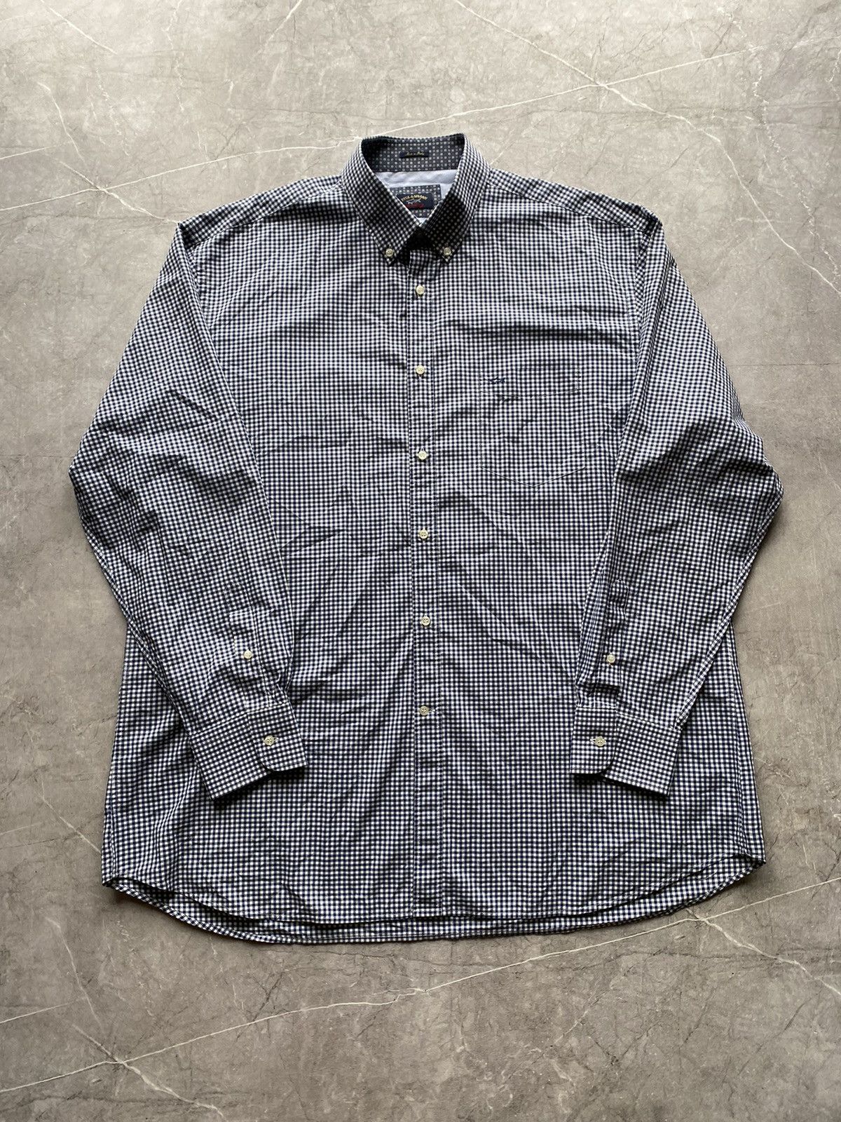 Paul & Shark Paul & Shark Yachting Geometric Shirt Button Made in Italy Size US XXL / EU 58 / 5 - 2 Thumbnail