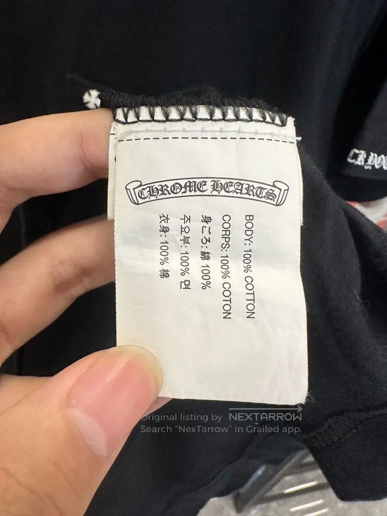 Chrome Hearts CHROME HEARTS Size L Cross Sanskrit black short sleeves Size US L / EU 52-54 / 3 - 4 Thumbnail
